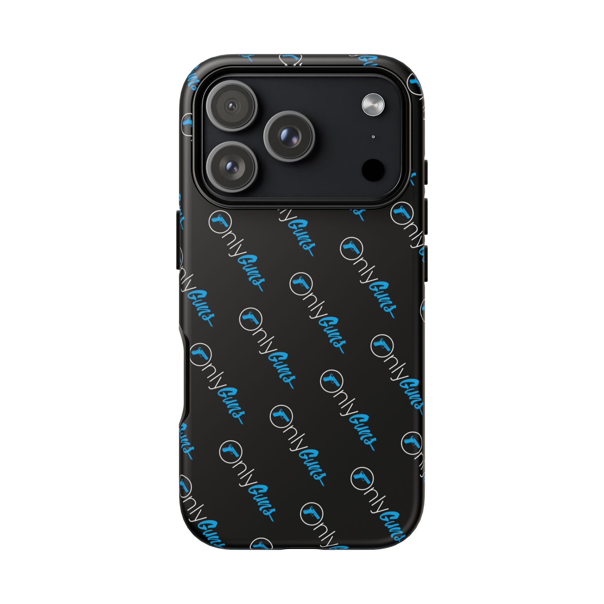 Only Guns Black Protective Phone Case