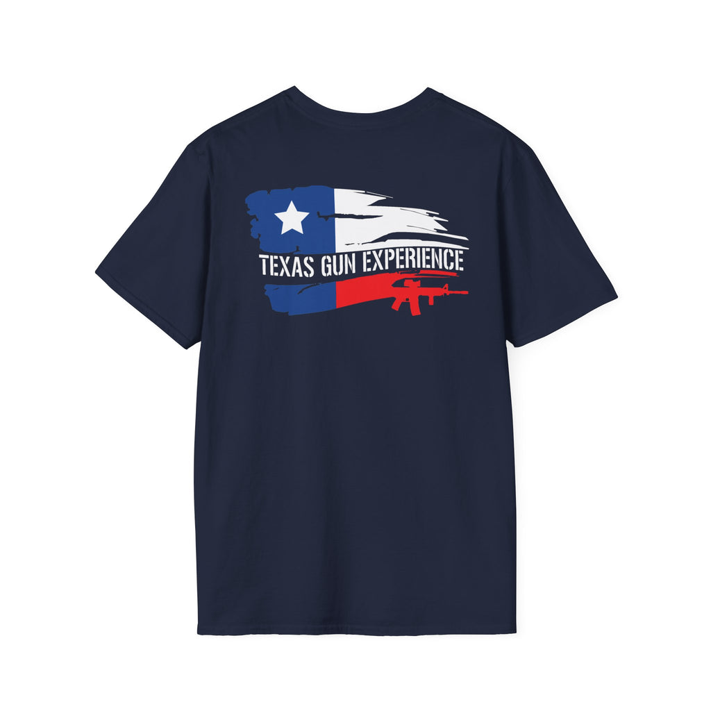 Texas Gun Experience Texas Flag T-Shirt