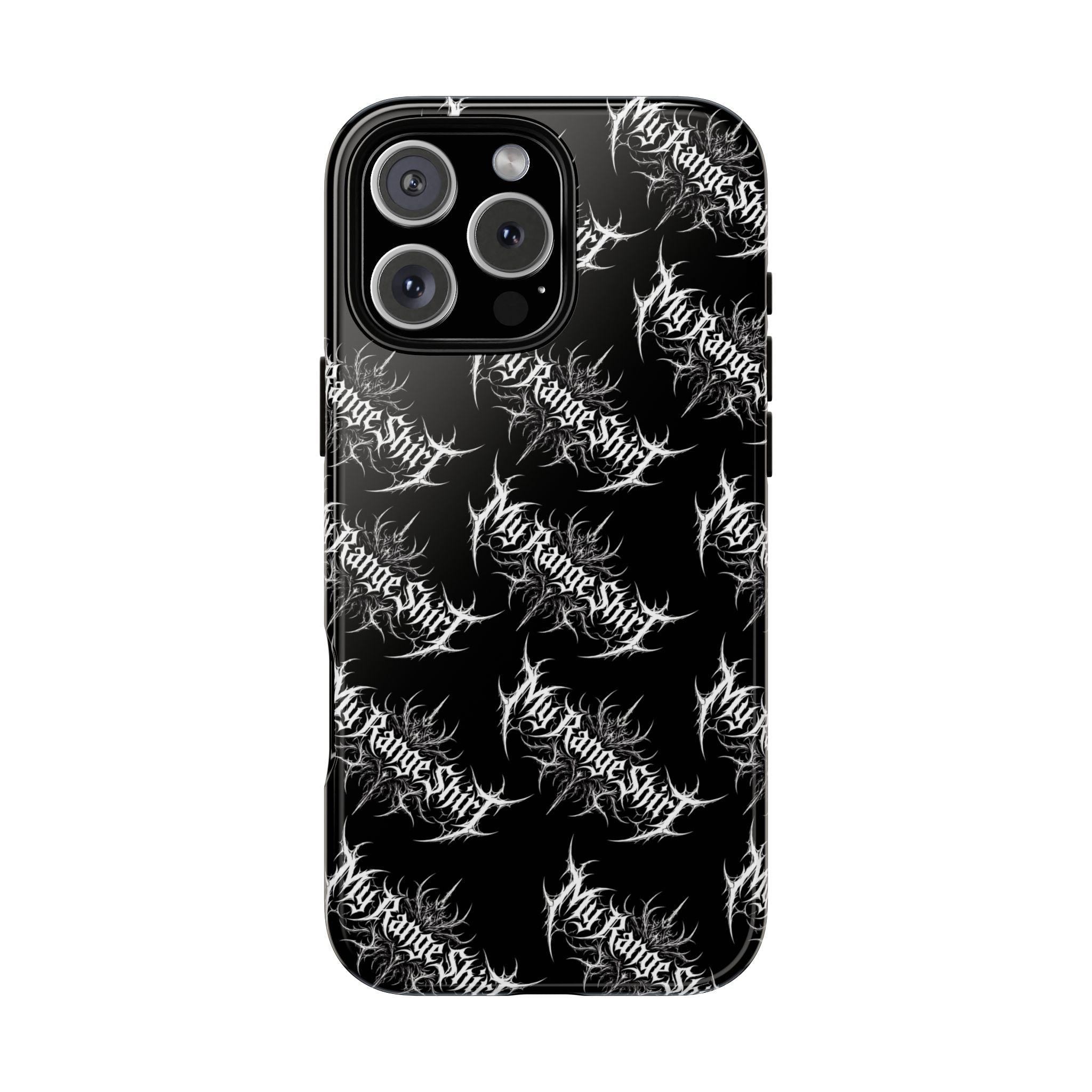 Tough Case — 'My Range Shirt' Metal Logo Black Protective Phone Case