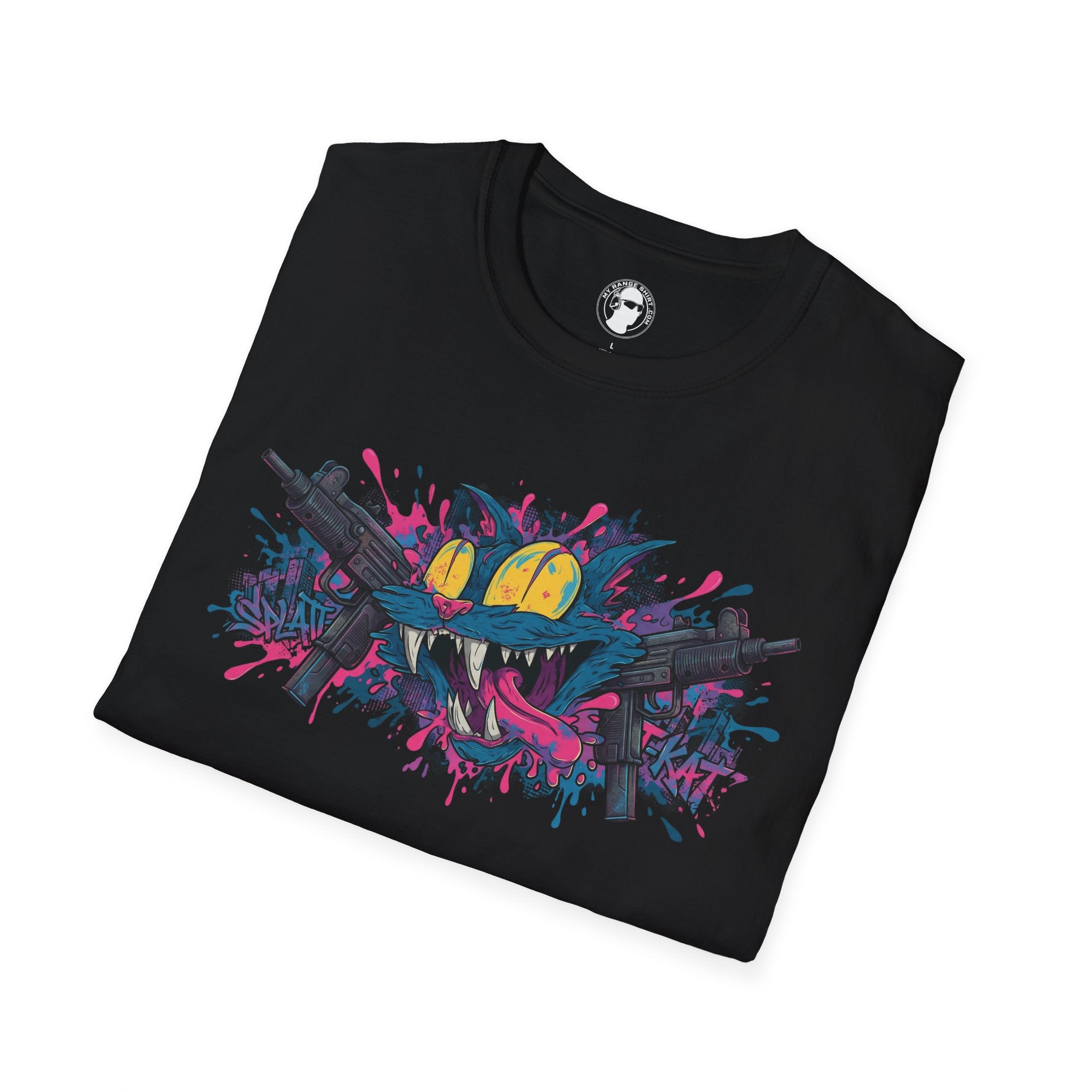 Cat Street Art T-Shirt
