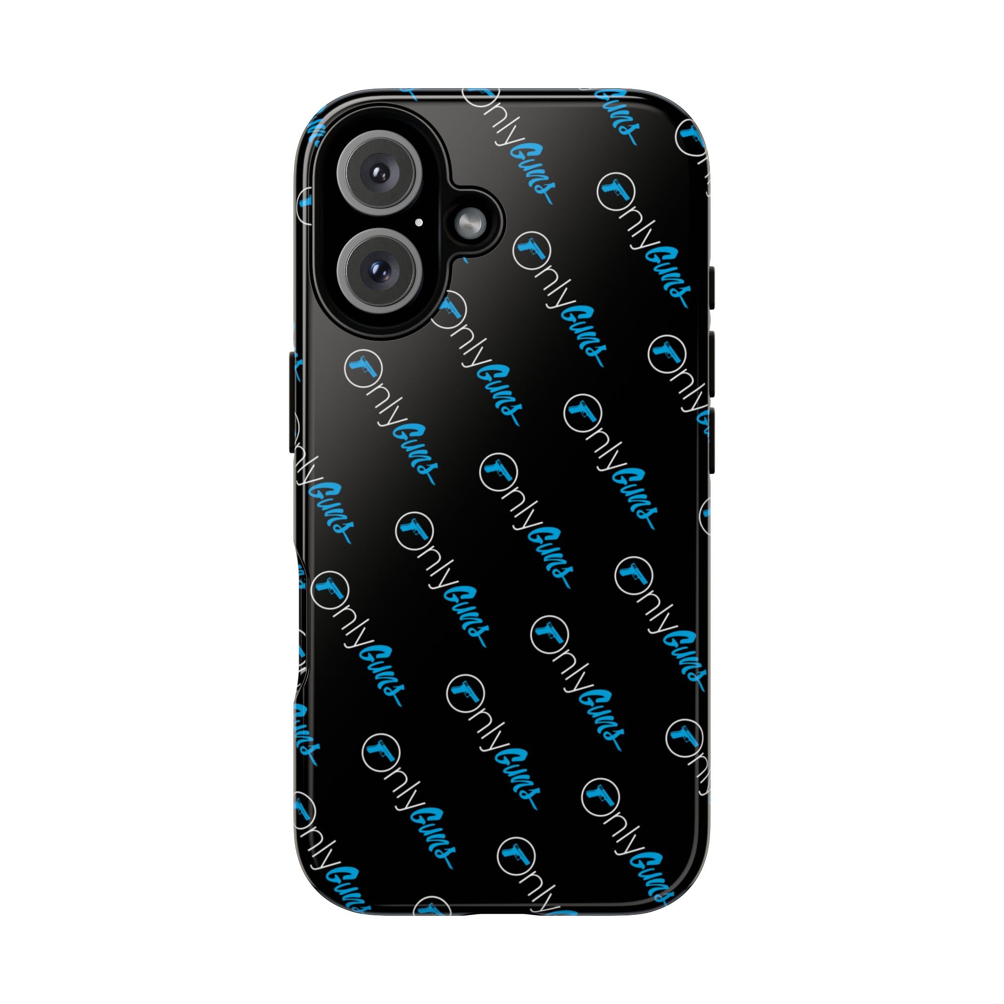 Only Guns Black Protective Phone Case
