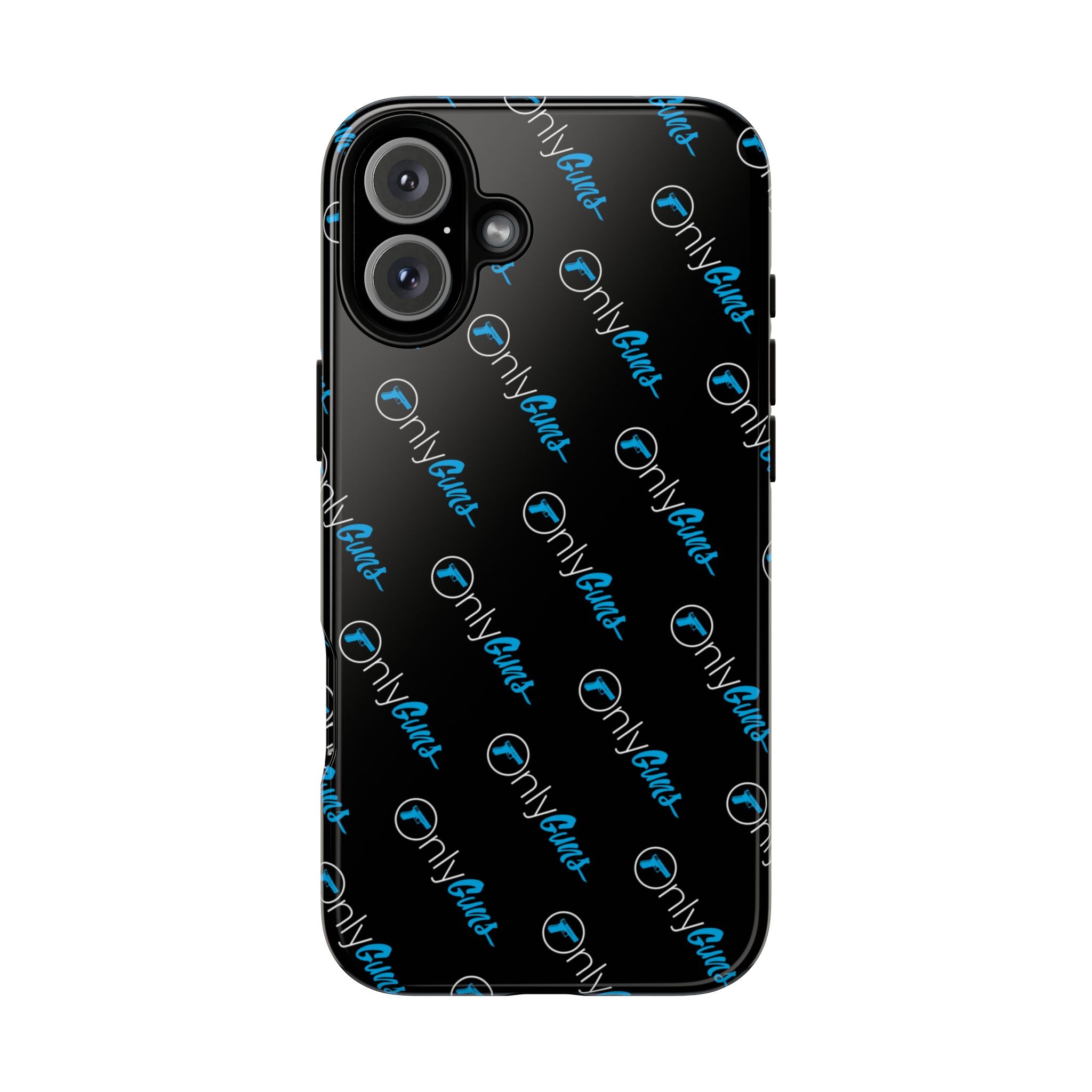 Only Guns Black Protective Phone Case