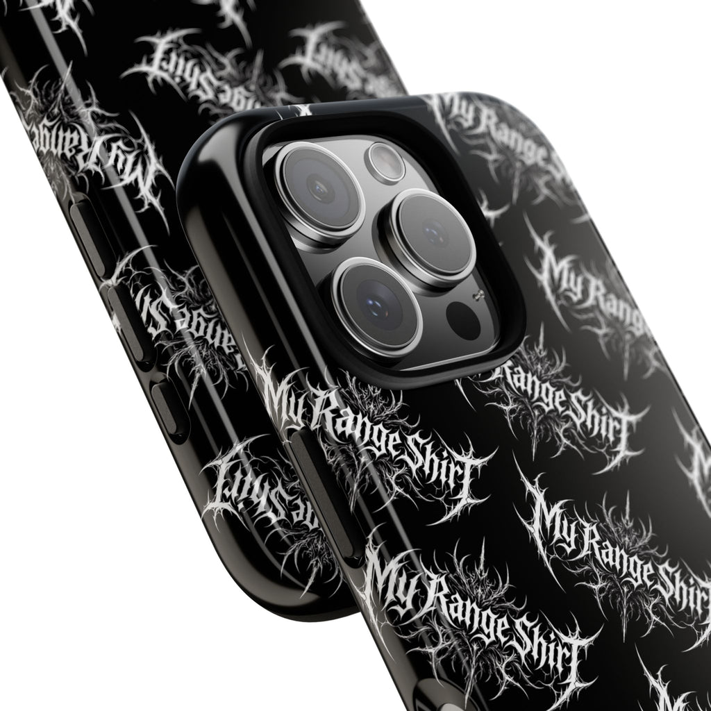Tough Case — 'My Range Shirt' Metal Logo Black Protective Phone Case