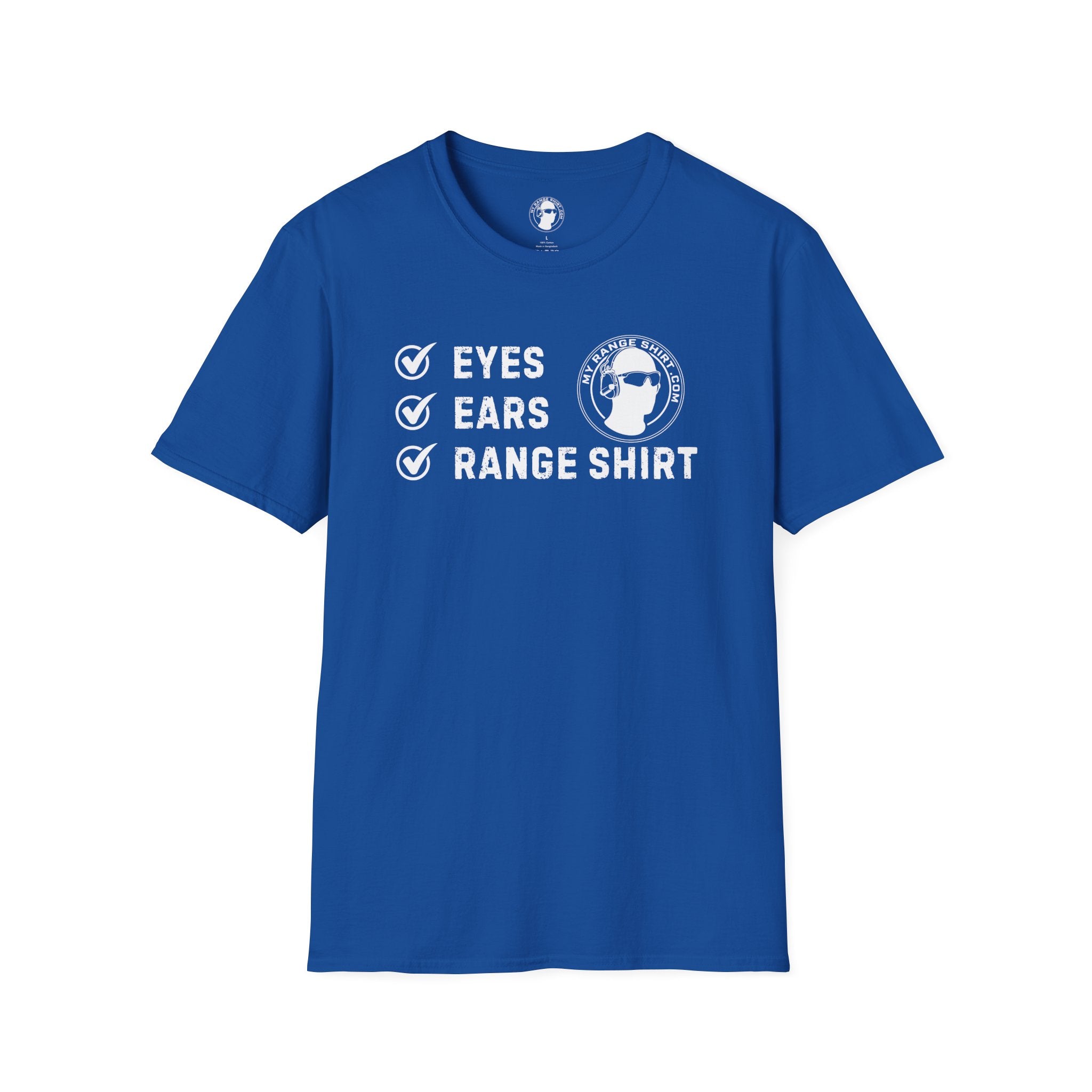 Eyes, Ears, Range Shirt Checklist T-Shirt