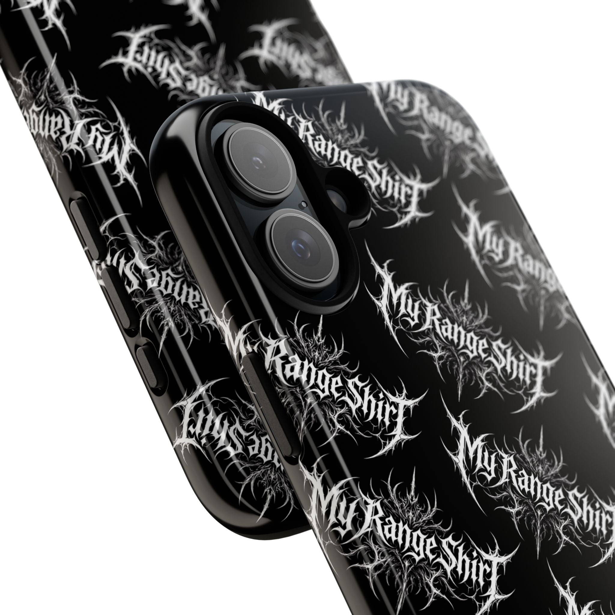 Tough Case — 'My Range Shirt' Metal Logo Black Protective Phone Case