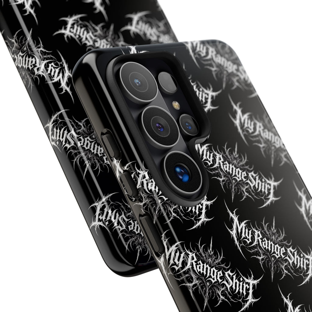 Tough Case — 'My Range Shirt' Metal Logo Black Protective Phone Case