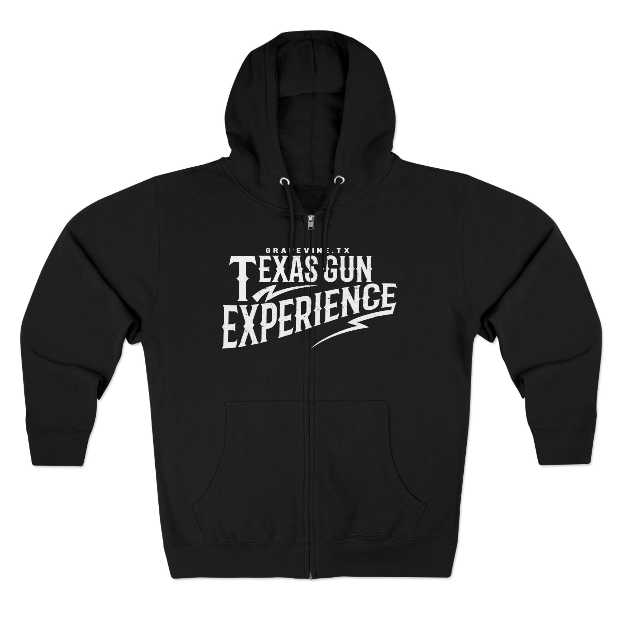 Texas Gun Experience Lightning Zip Hoodie