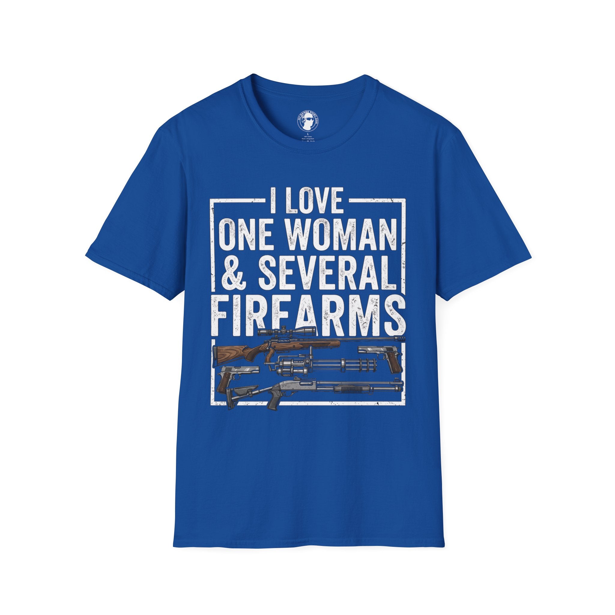 I Love One Woman & Several Firearms T-Shirt