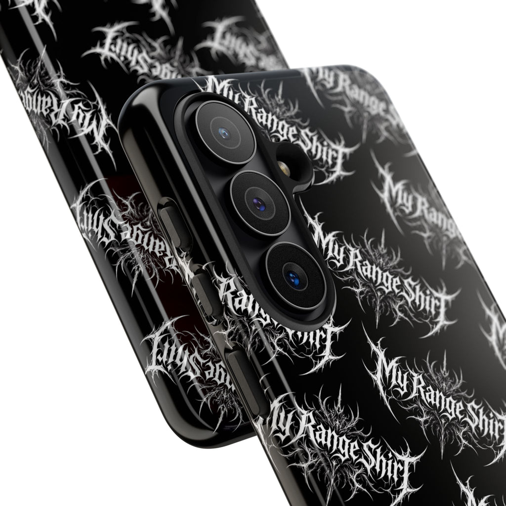 Tough Case — 'My Range Shirt' Metal Logo Black Protective Phone Case