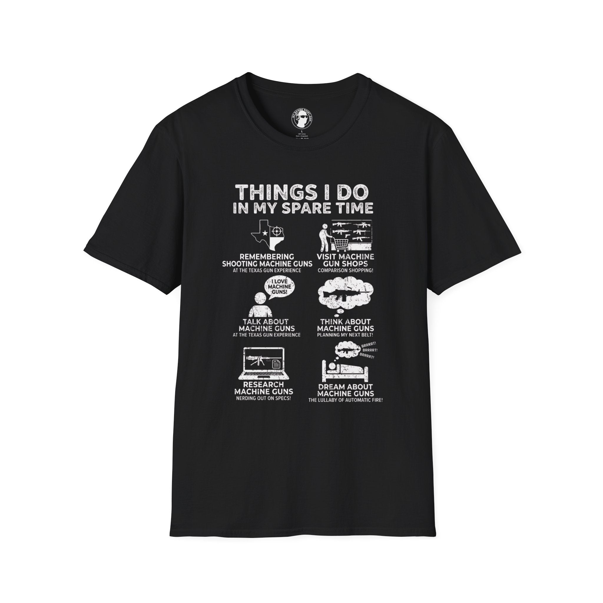 Machine Gun Mindset Hook T-Shirt