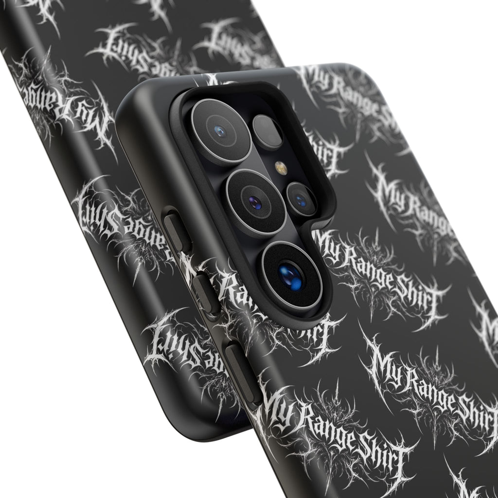 Tough Case — 'My Range Shirt' Metal Logo Black Protective Phone Case