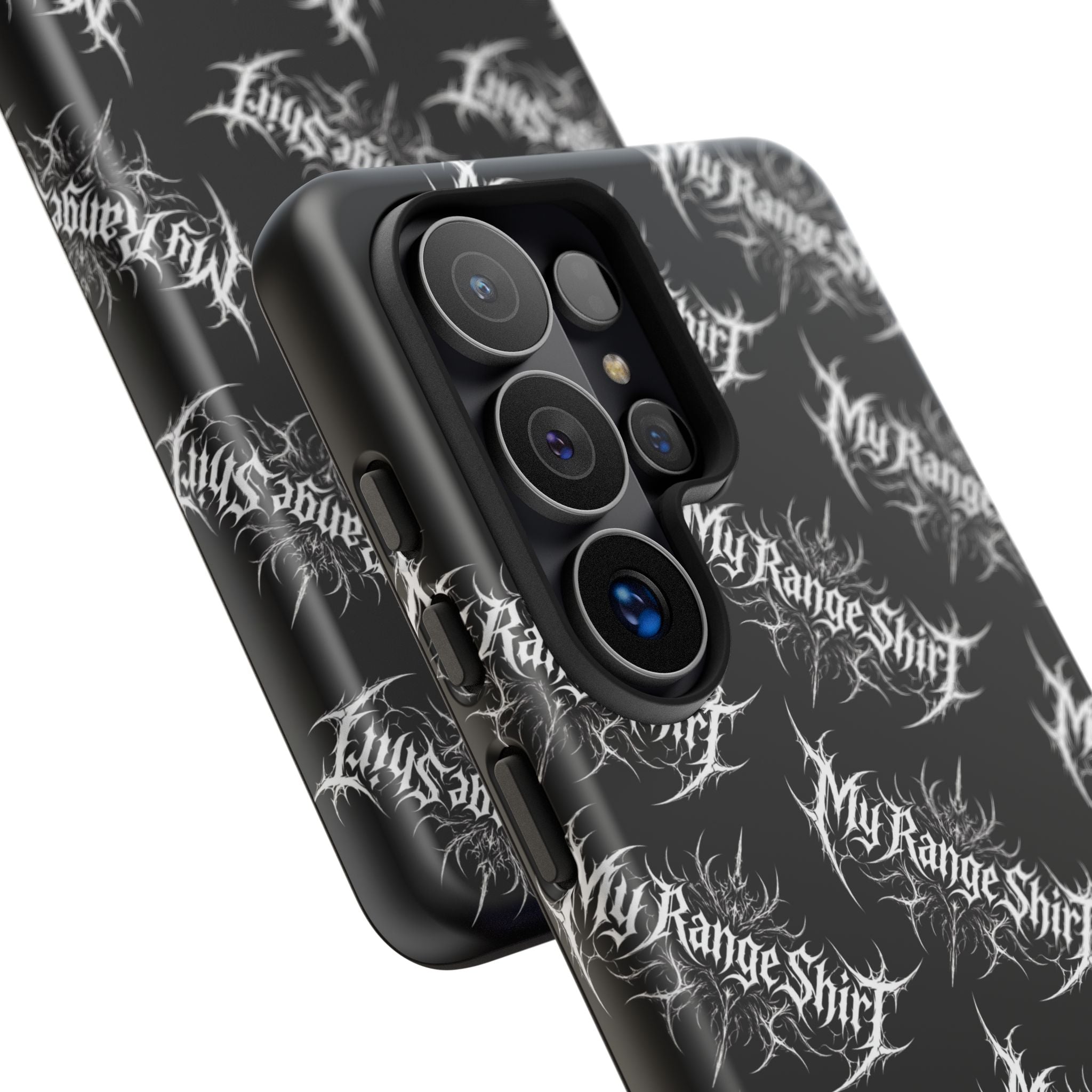 Tough Case — 'My Range Shirt' Metal Logo Black Protective Phone Case