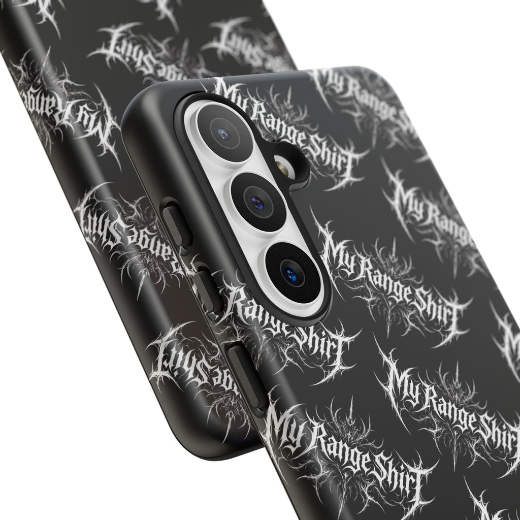 Tough Case — 'My Range Shirt' Metal Logo Black Protective Phone Case
