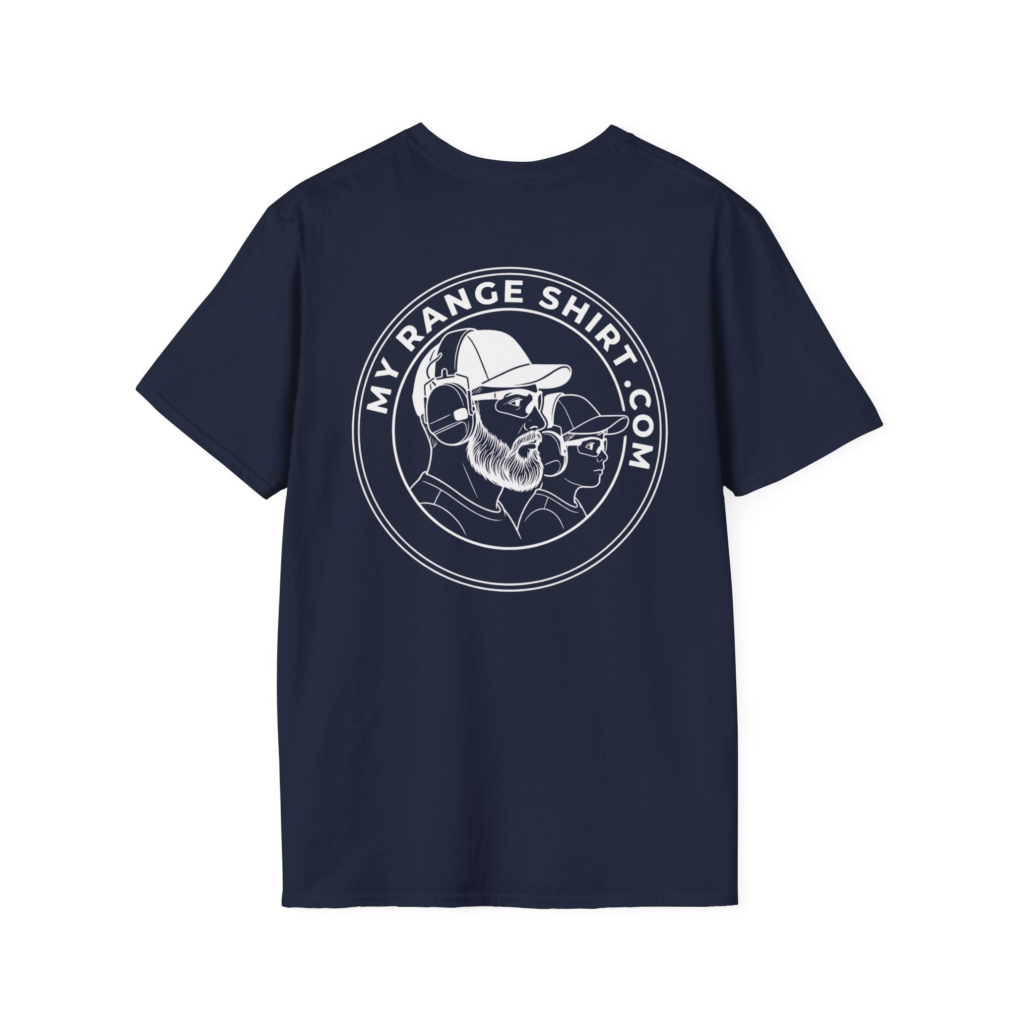 Bearded Father and Son My Range T-Shirt