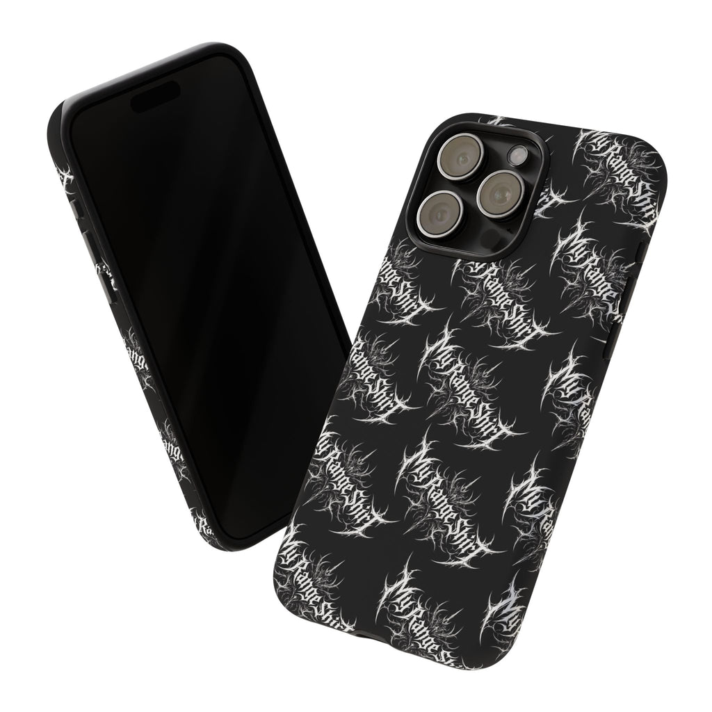 Tough Case — 'My Range Shirt' Metal Logo Black Protective Phone Case