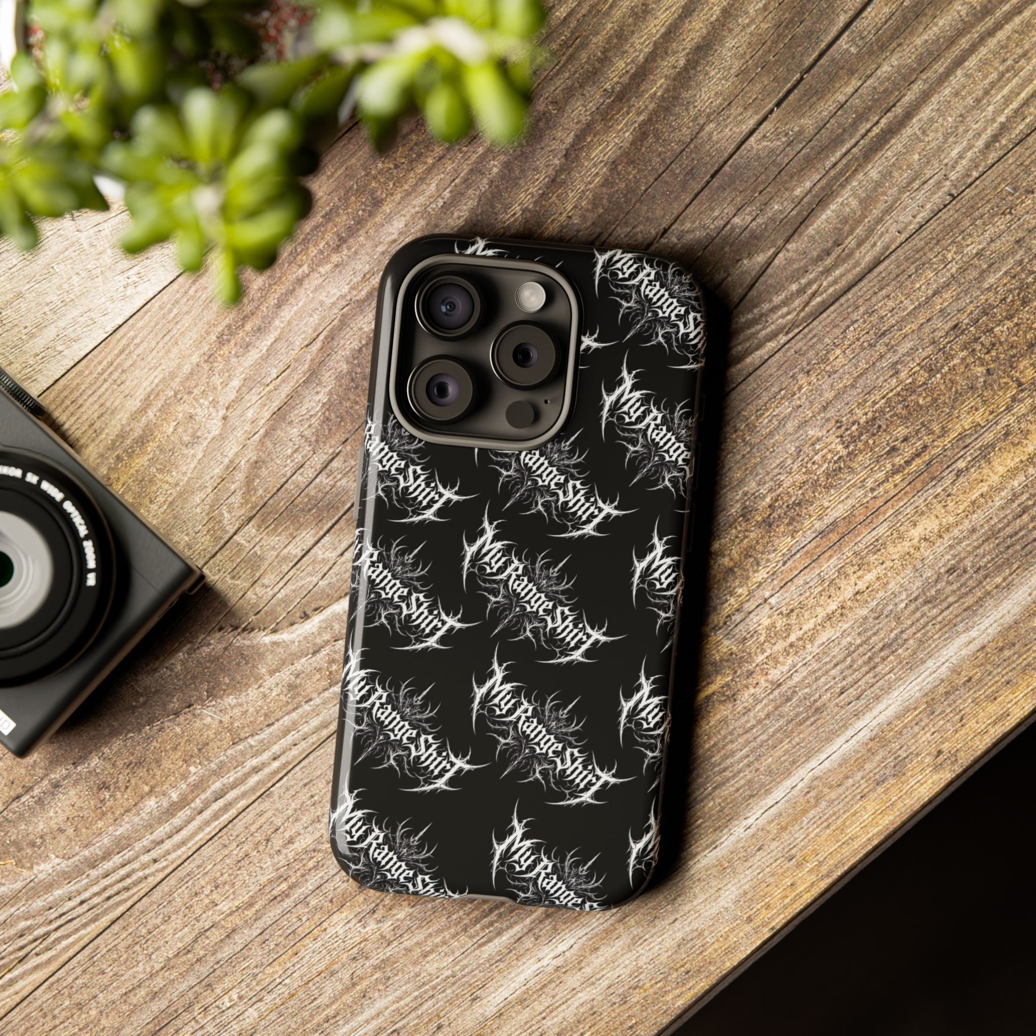 Tough Case — 'My Range Shirt' Metal Logo Black Protective Phone Case