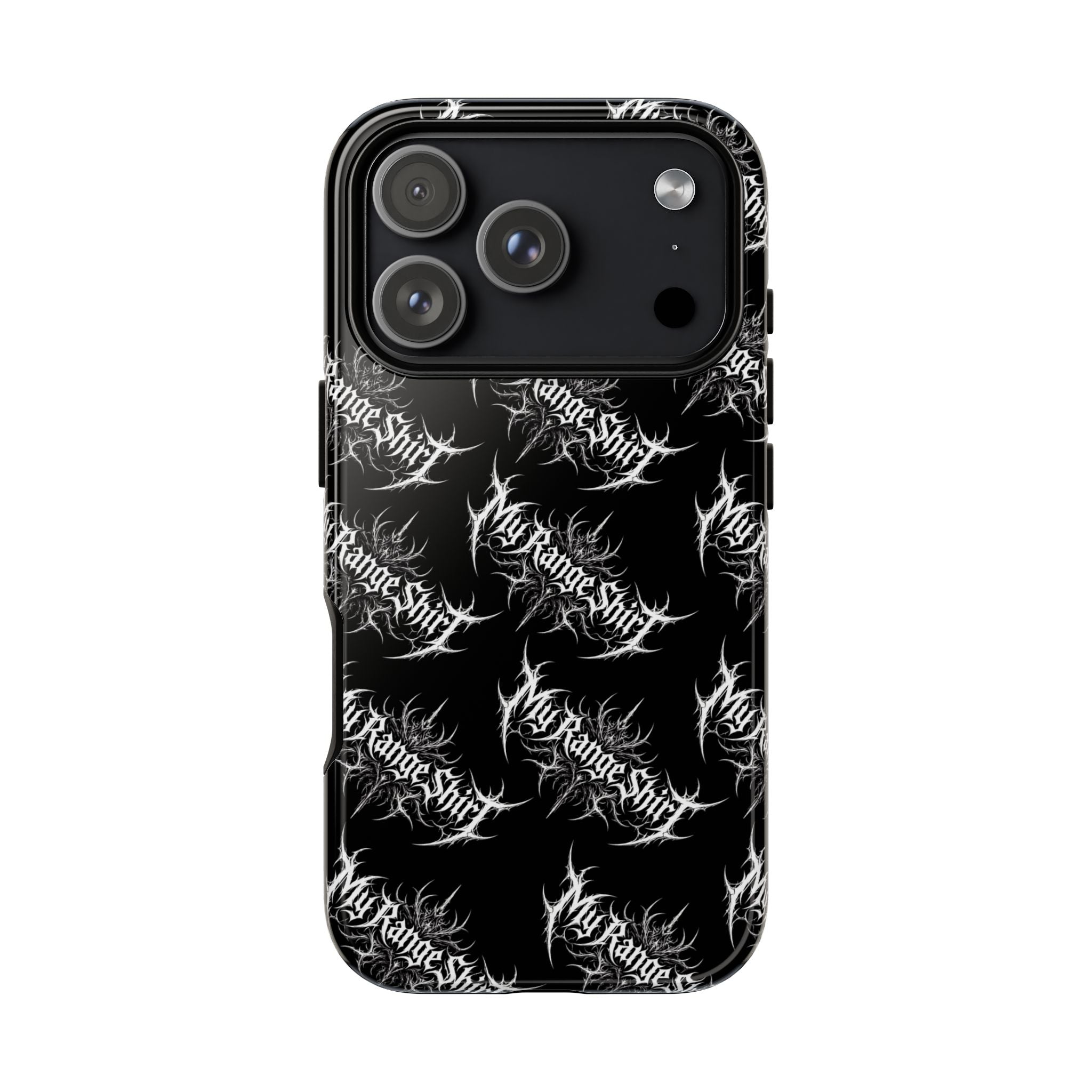 Tough Case — 'My Range Shirt' Metal Logo Black Protective Phone Case