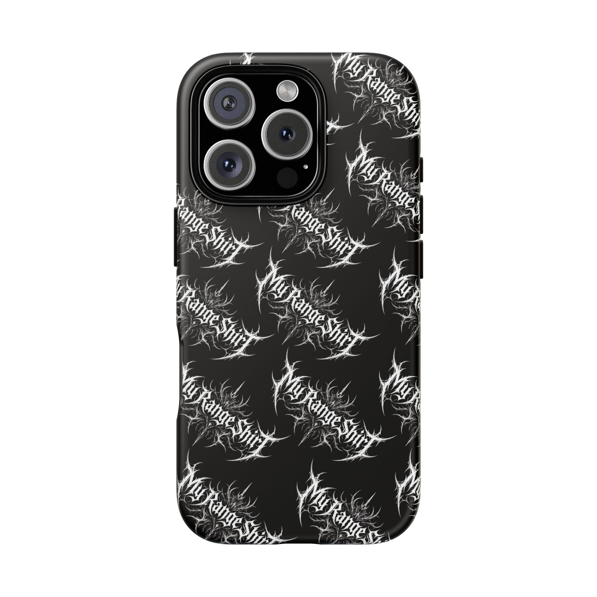 Tough Case — 'My Range Shirt' Metal Logo Black Protective Phone Case