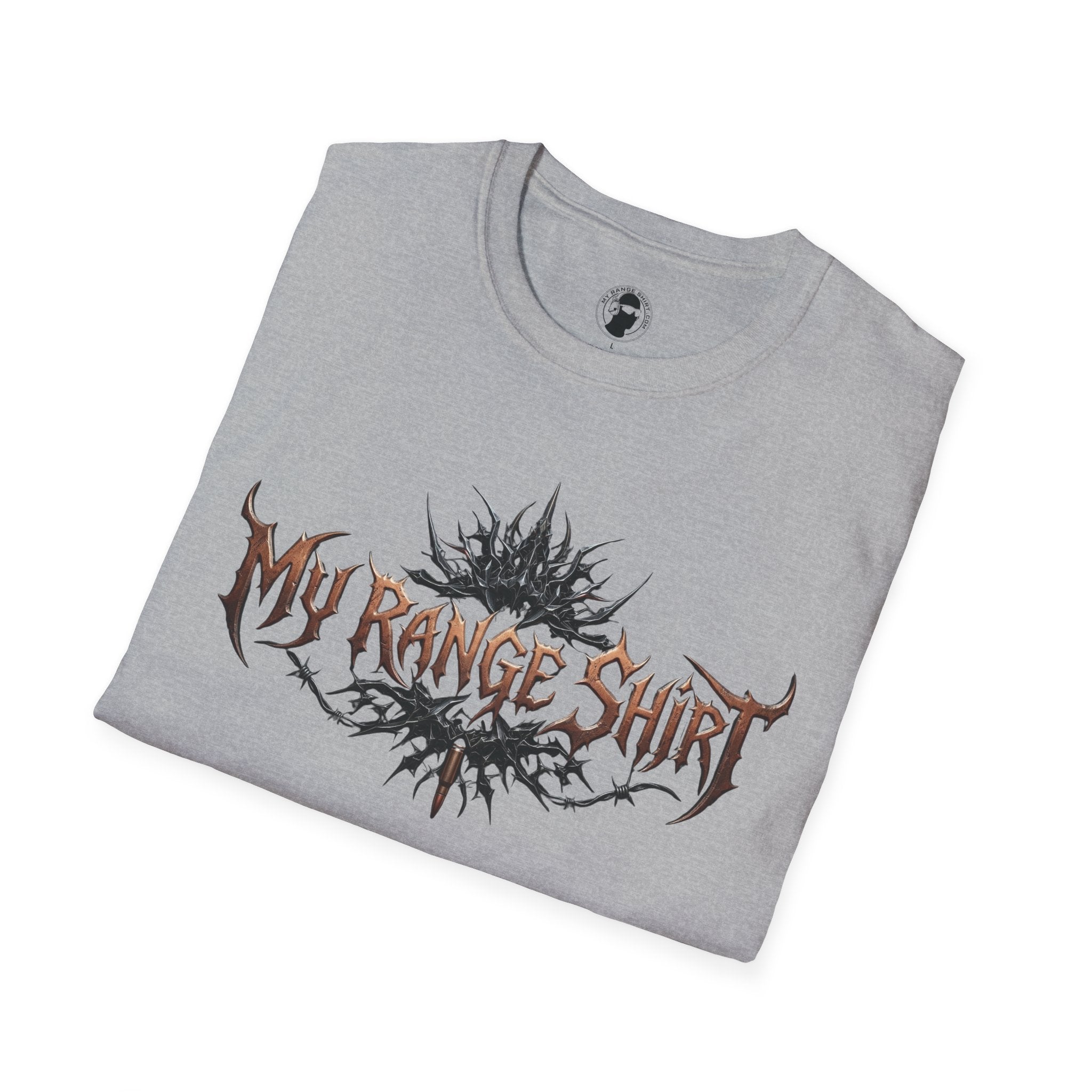 Twisted Barbed Wire Metal Logo T-Shirt