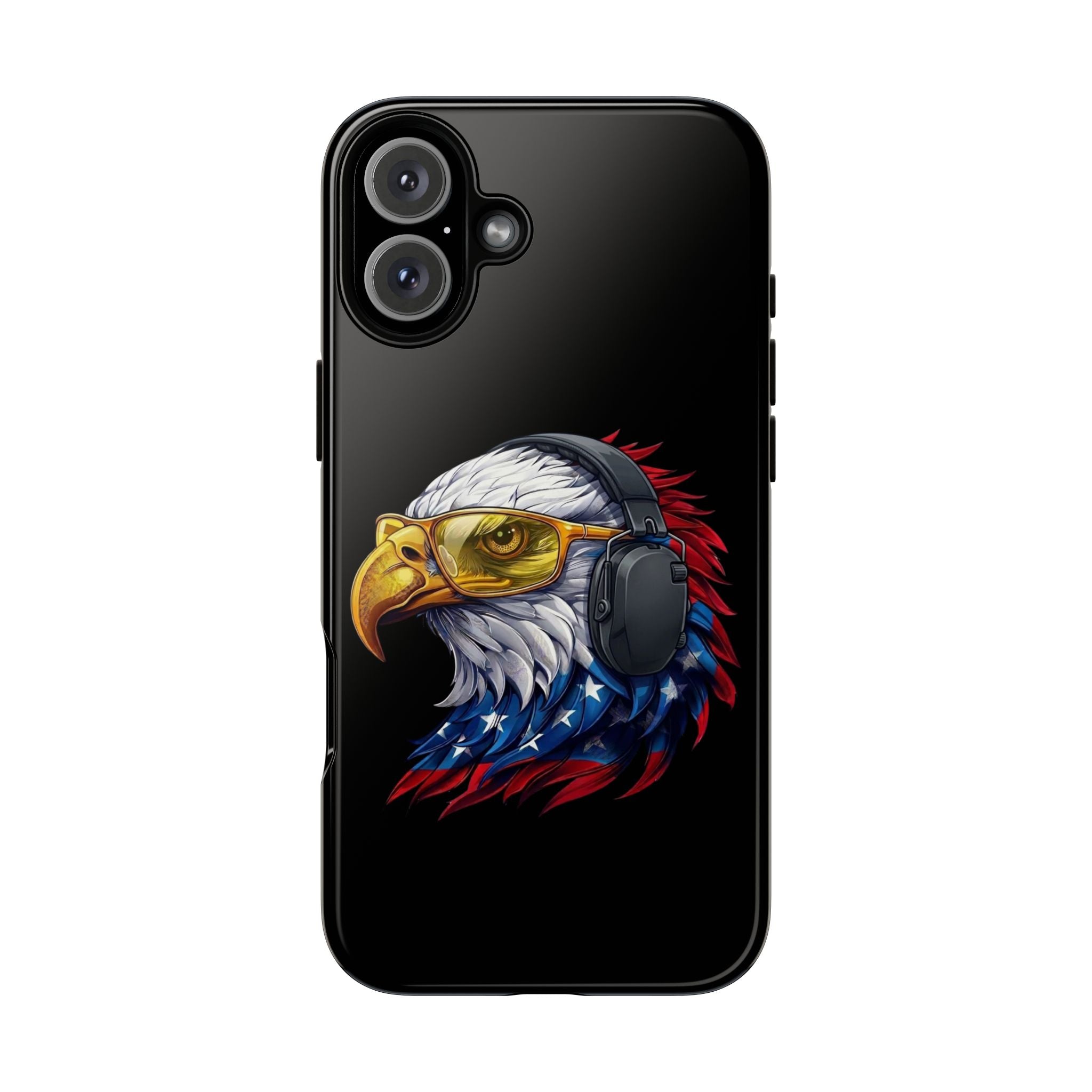 Freedom Eagle Black Protective Phone Case