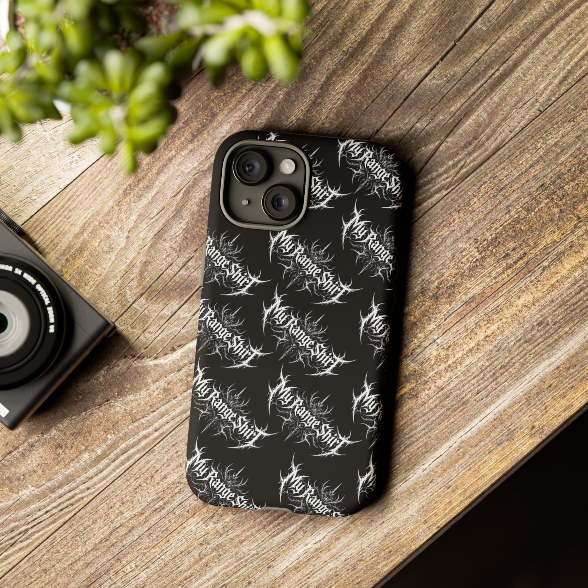 Tough Case — 'My Range Shirt' Metal Logo Black Protective Phone Case