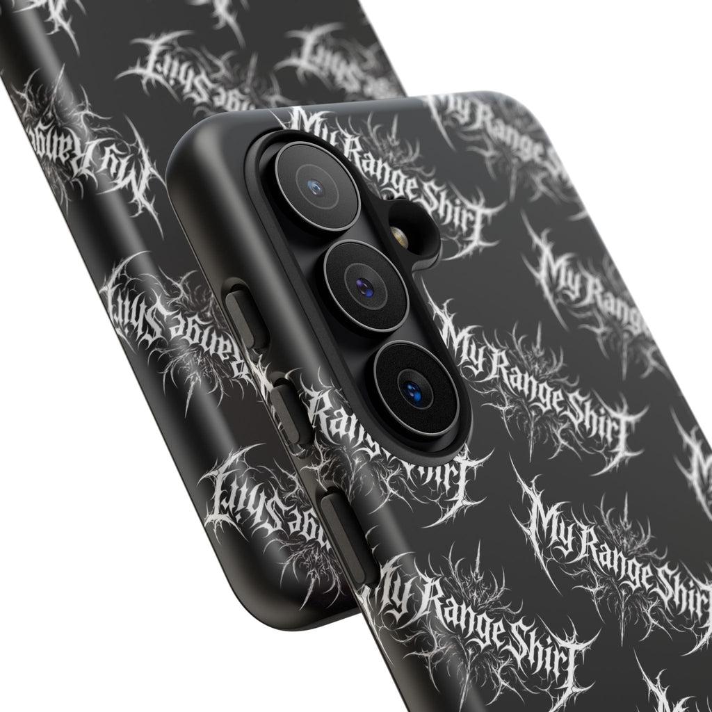 Tough Case — 'My Range Shirt' Metal Logo Black Protective Phone Case