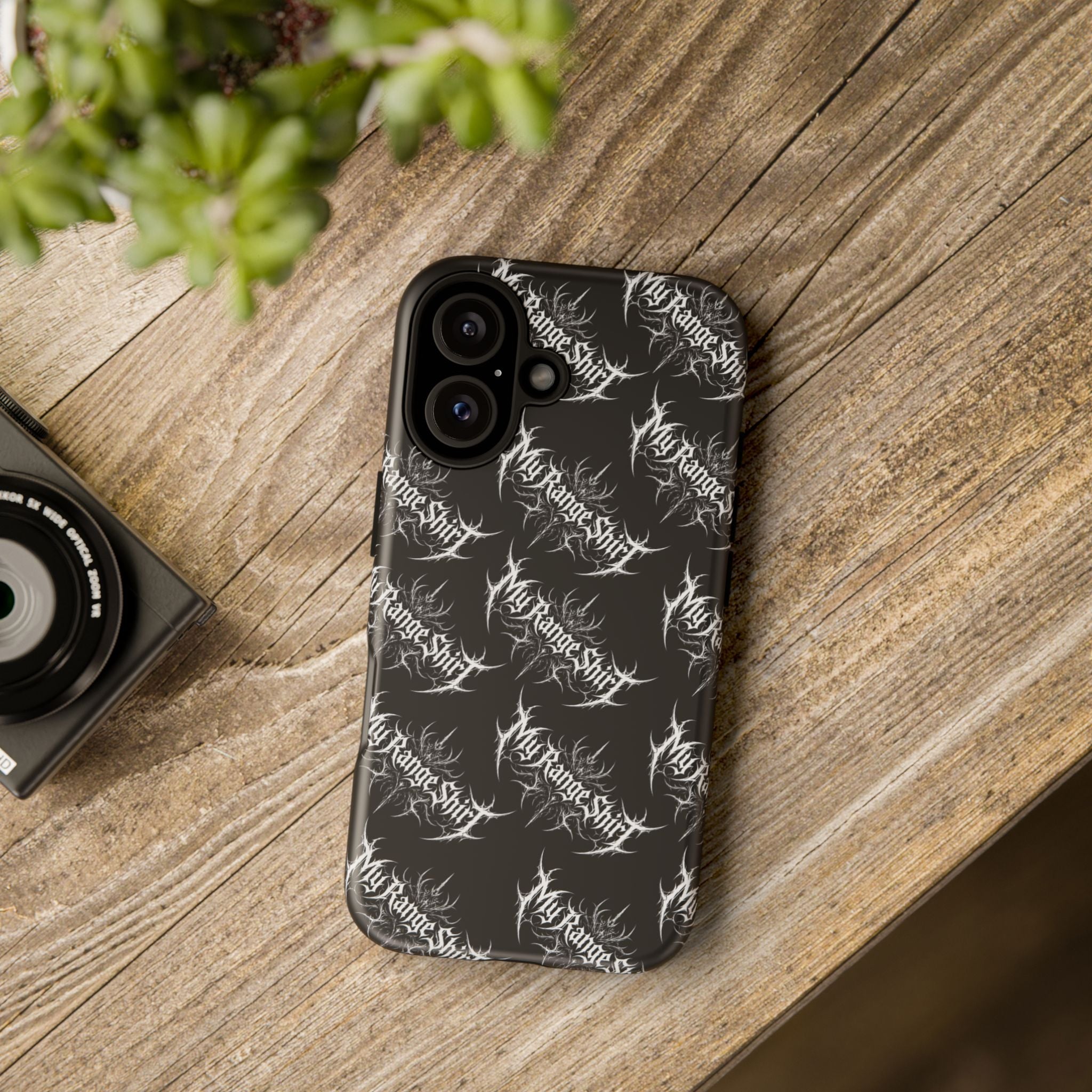 Tough Case — 'My Range Shirt' Metal Logo Black Protective Phone Case