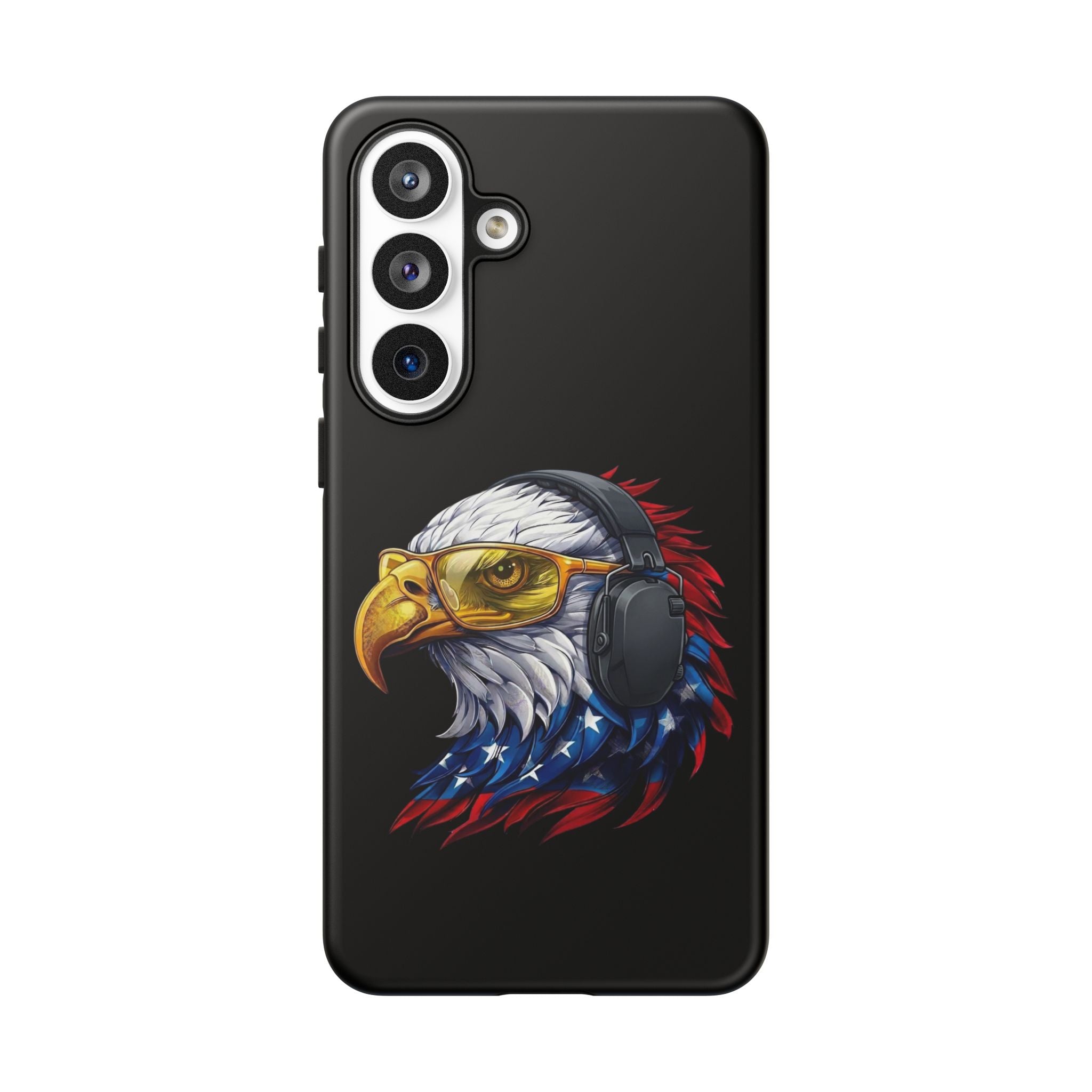 Freedom Eagle Black Protective Phone Case
