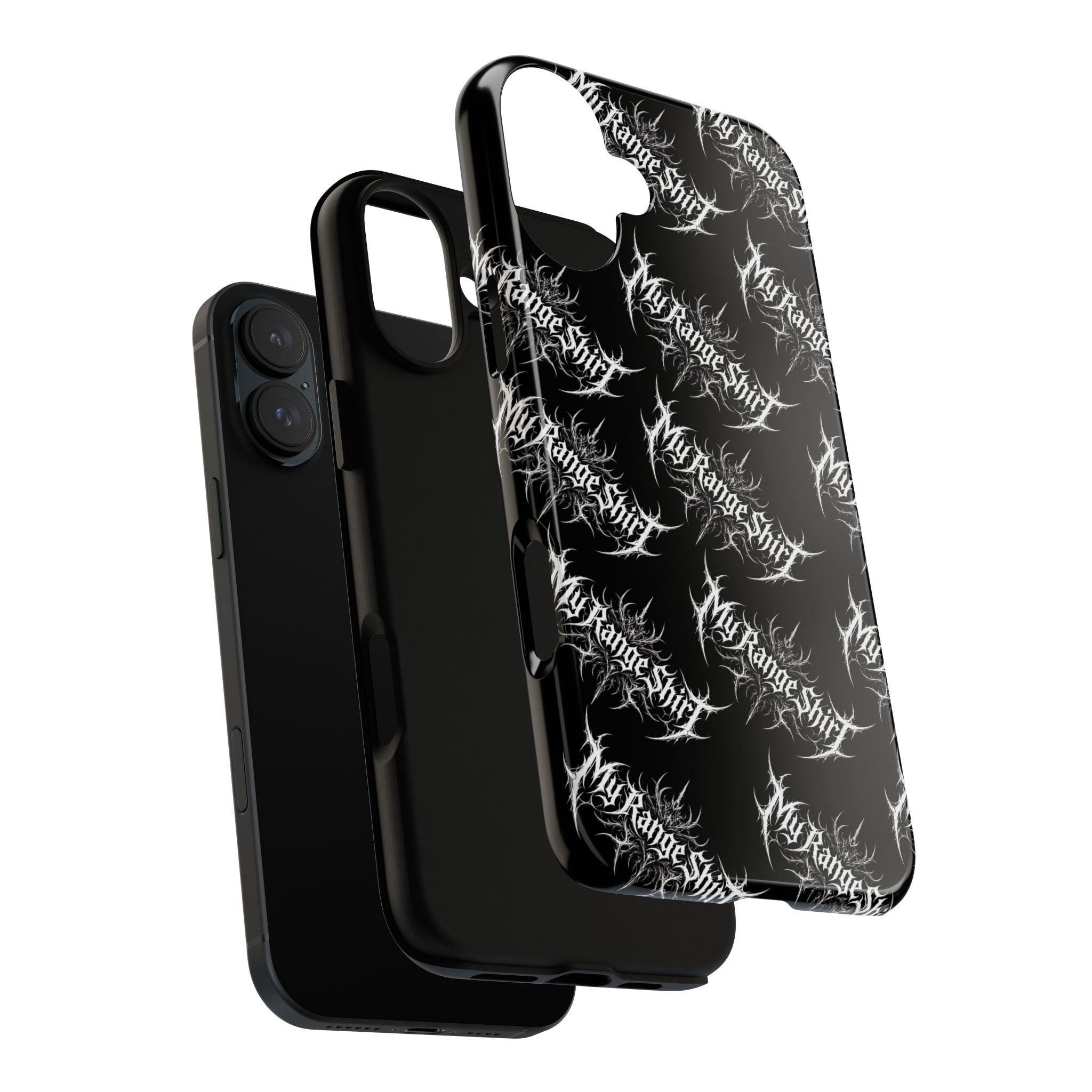 Tough Case — 'My Range Shirt' Metal Logo Black Protective Phone Case