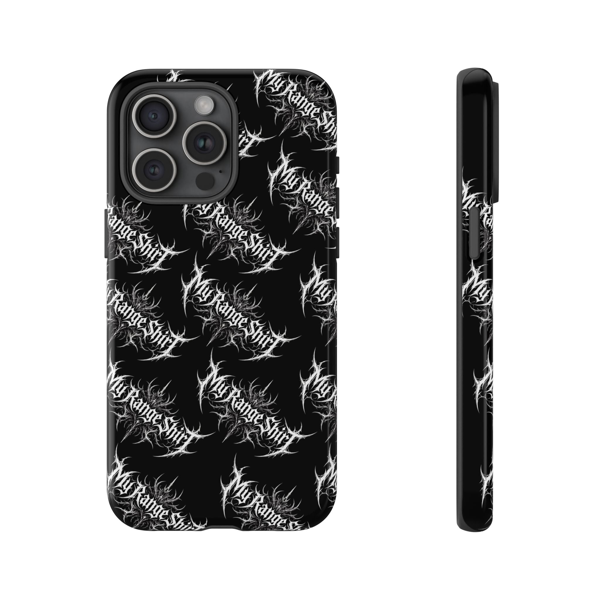 Tough Case — 'My Range Shirt' Metal Logo Black Protective Phone Case