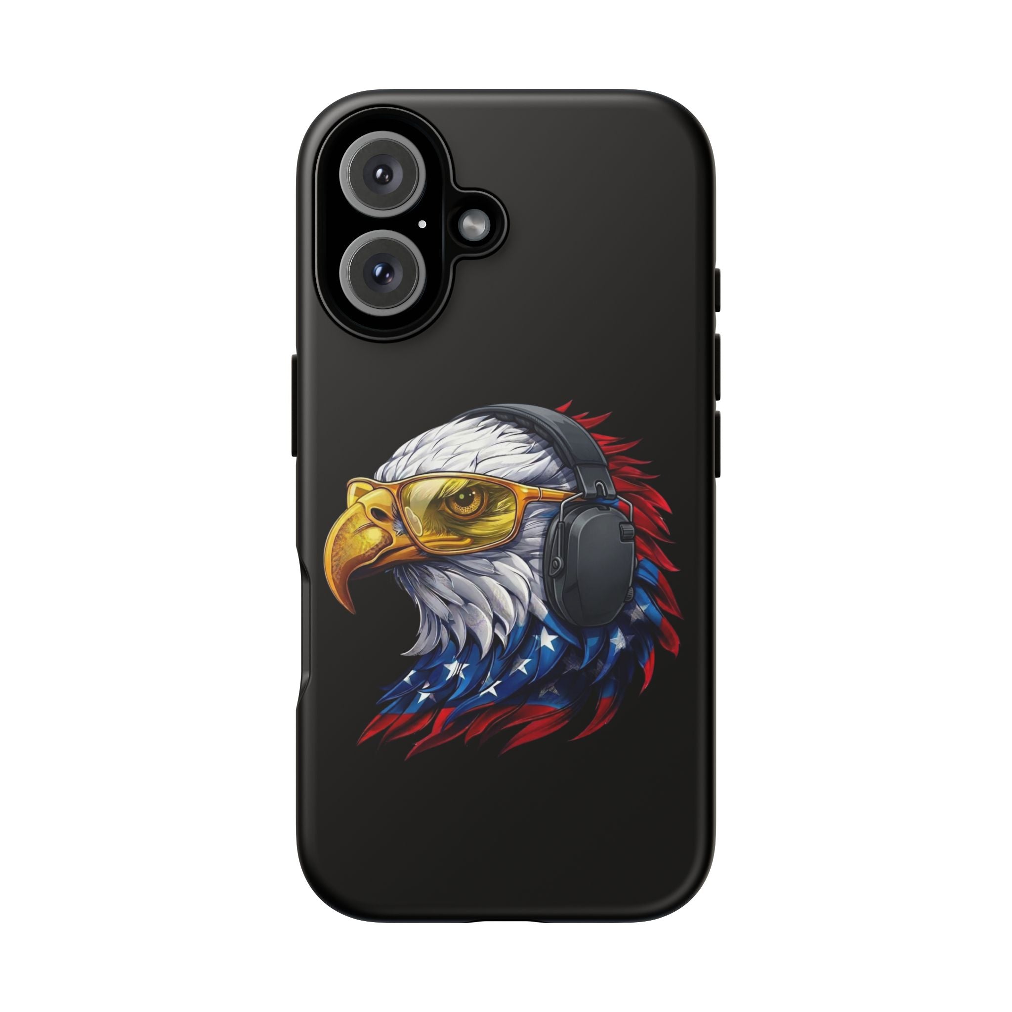 Freedom Eagle Black Protective Phone Case