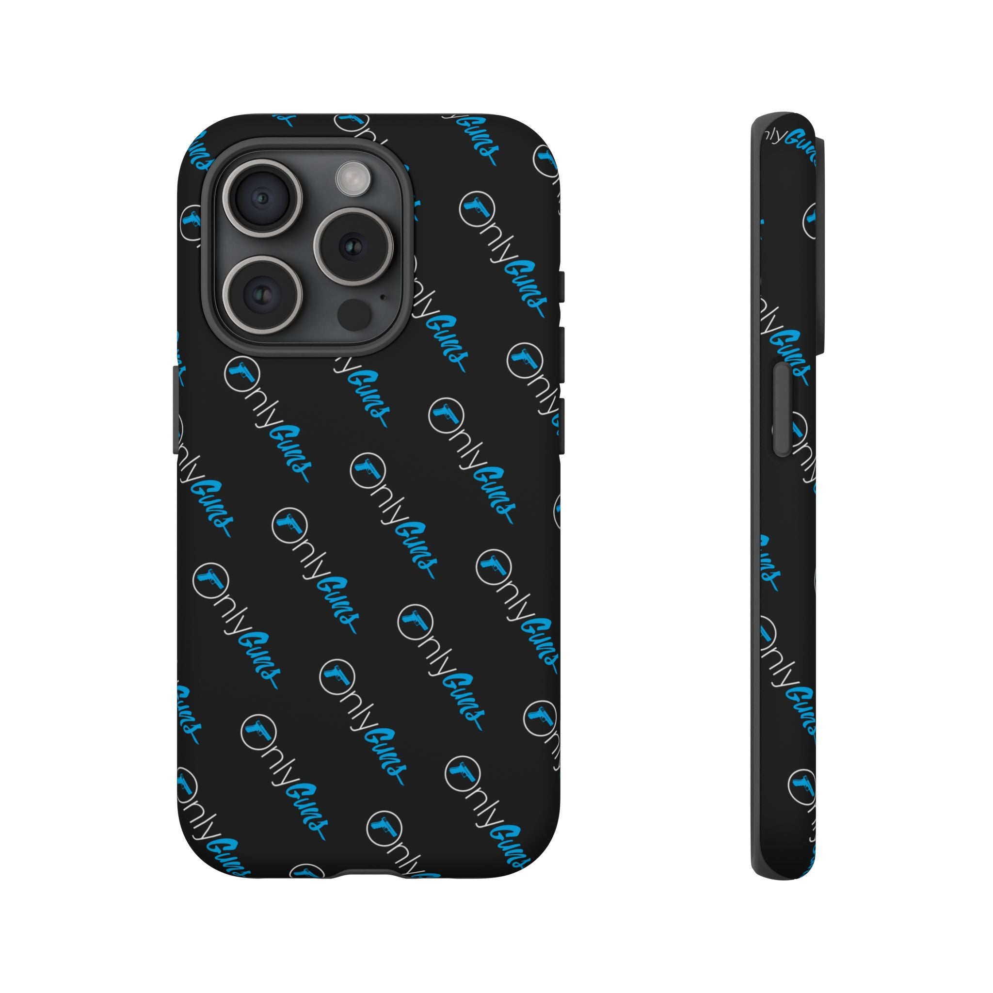 Only Guns Black Protective Phone Case