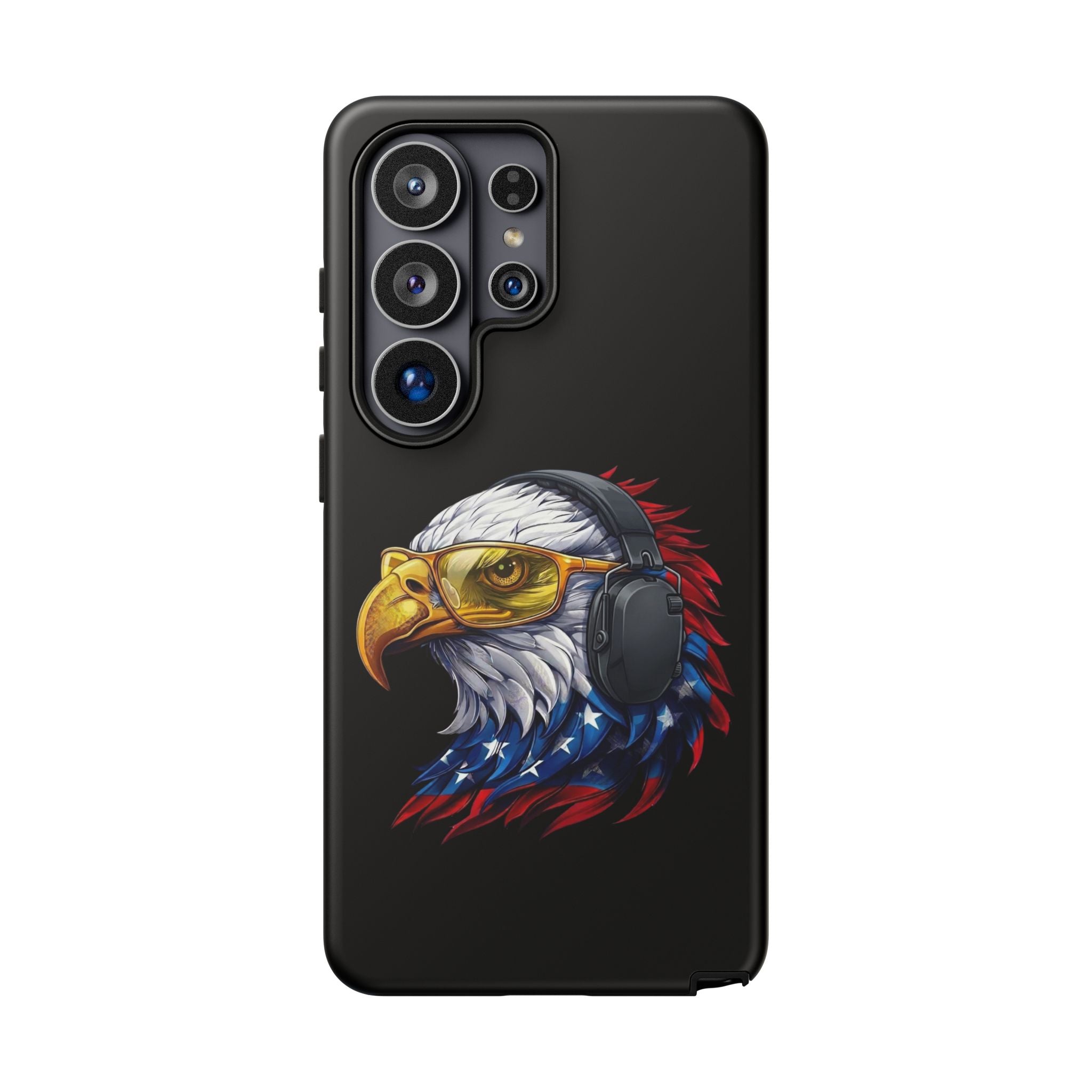Freedom Eagle Black Protective Phone Case