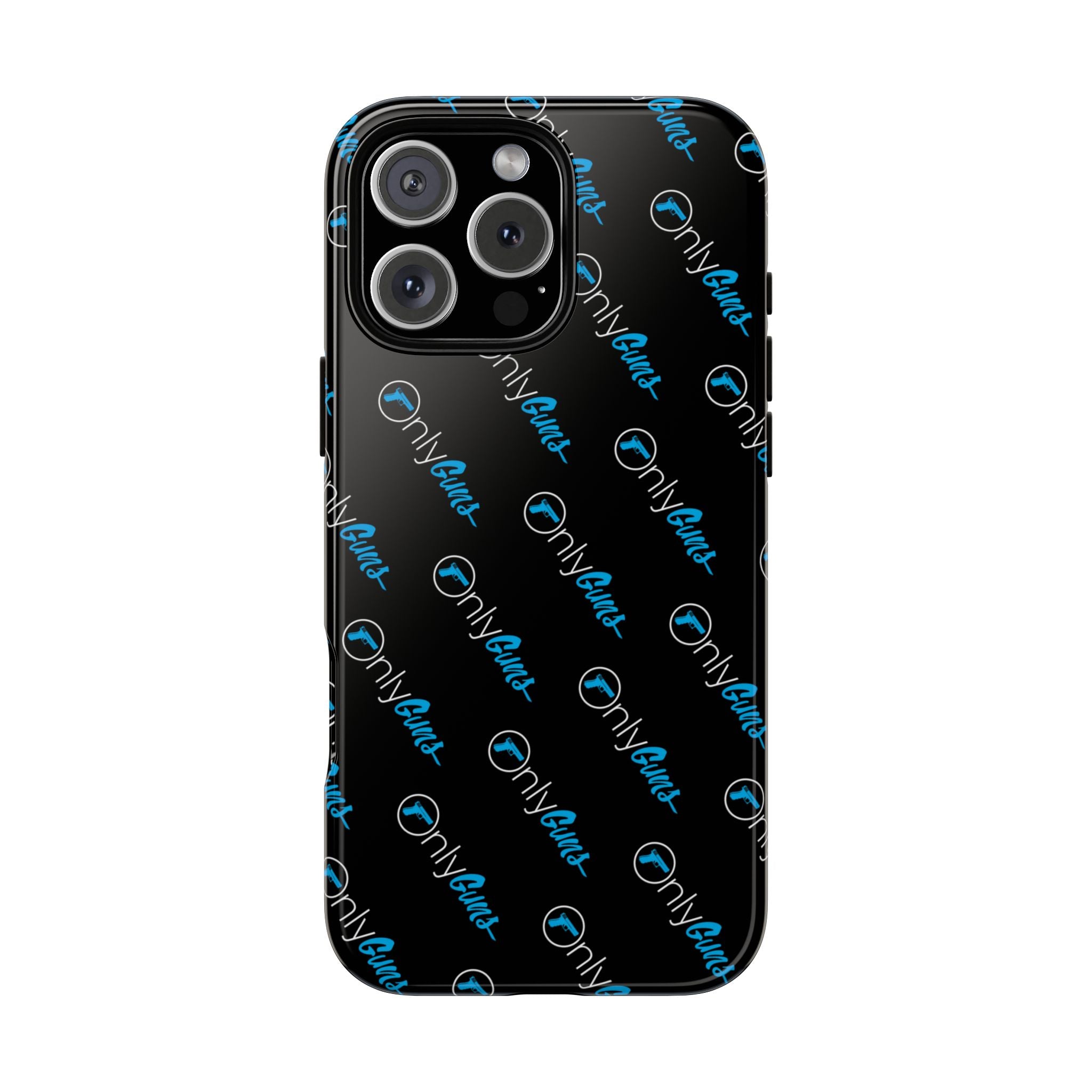 Only Guns Black Protective Phone Case