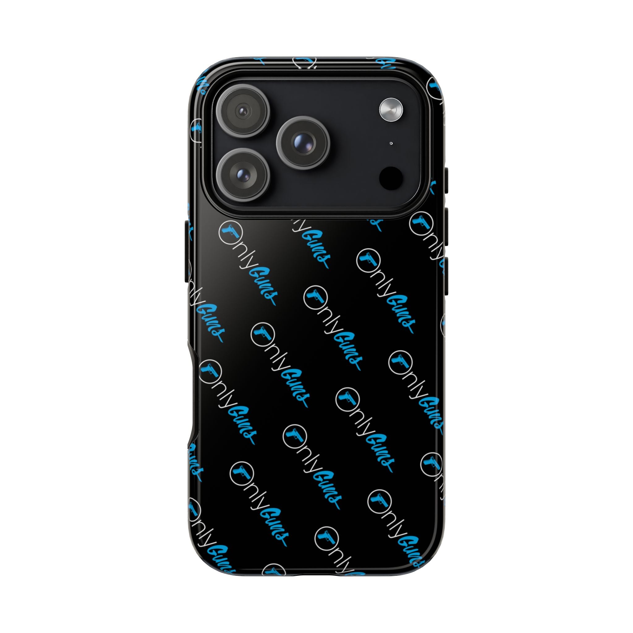 Only Guns Black Protective Phone Case
