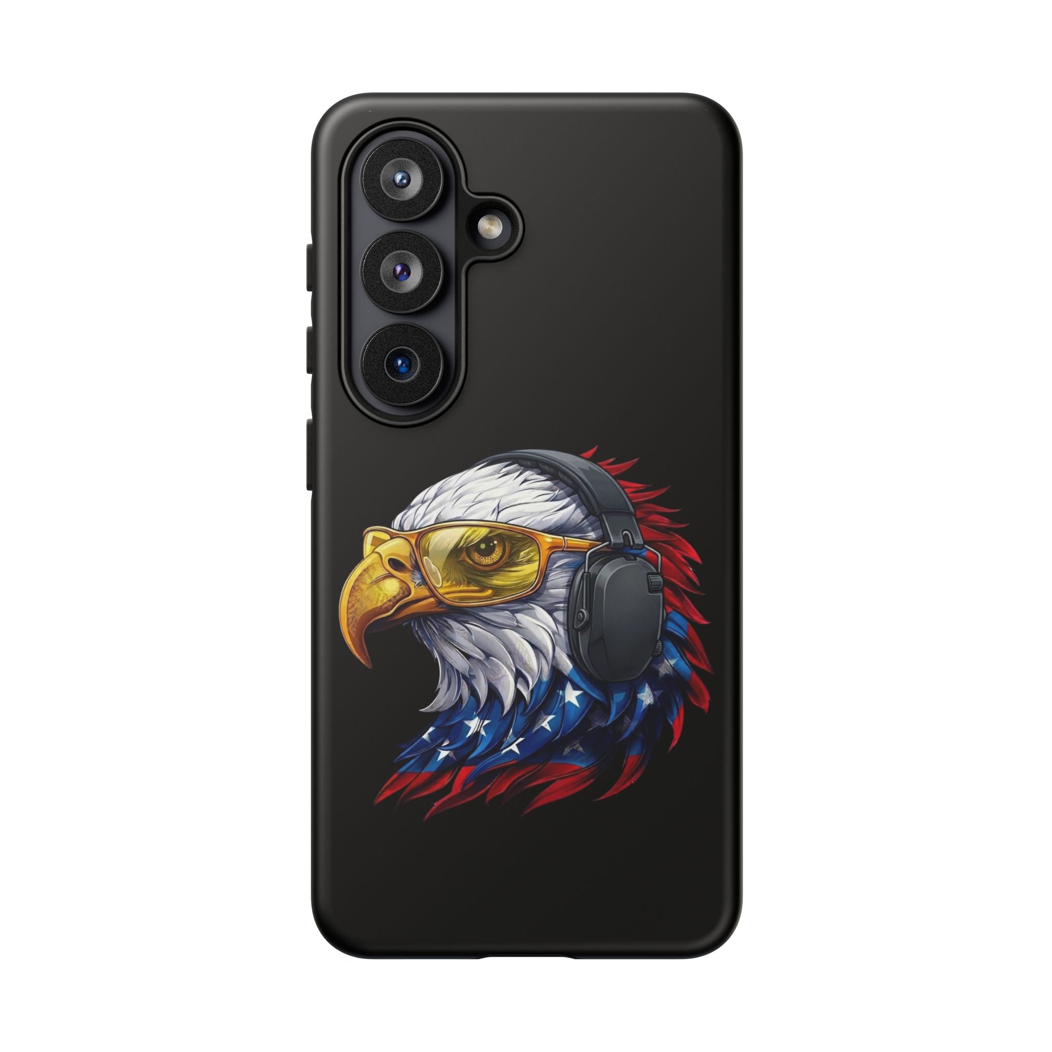 Freedom Eagle Black Protective Phone Case