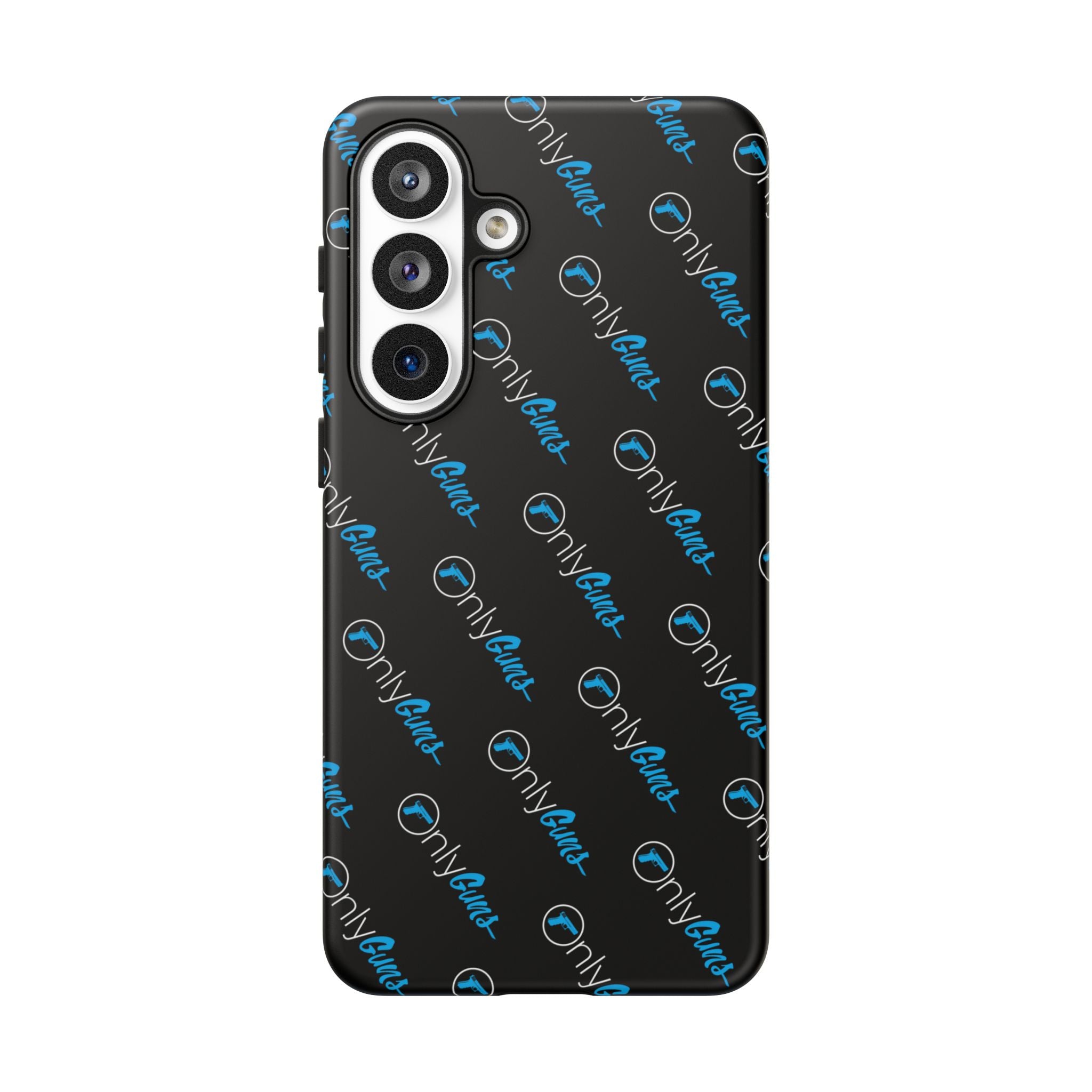 Only Guns Black Protective Phone Case