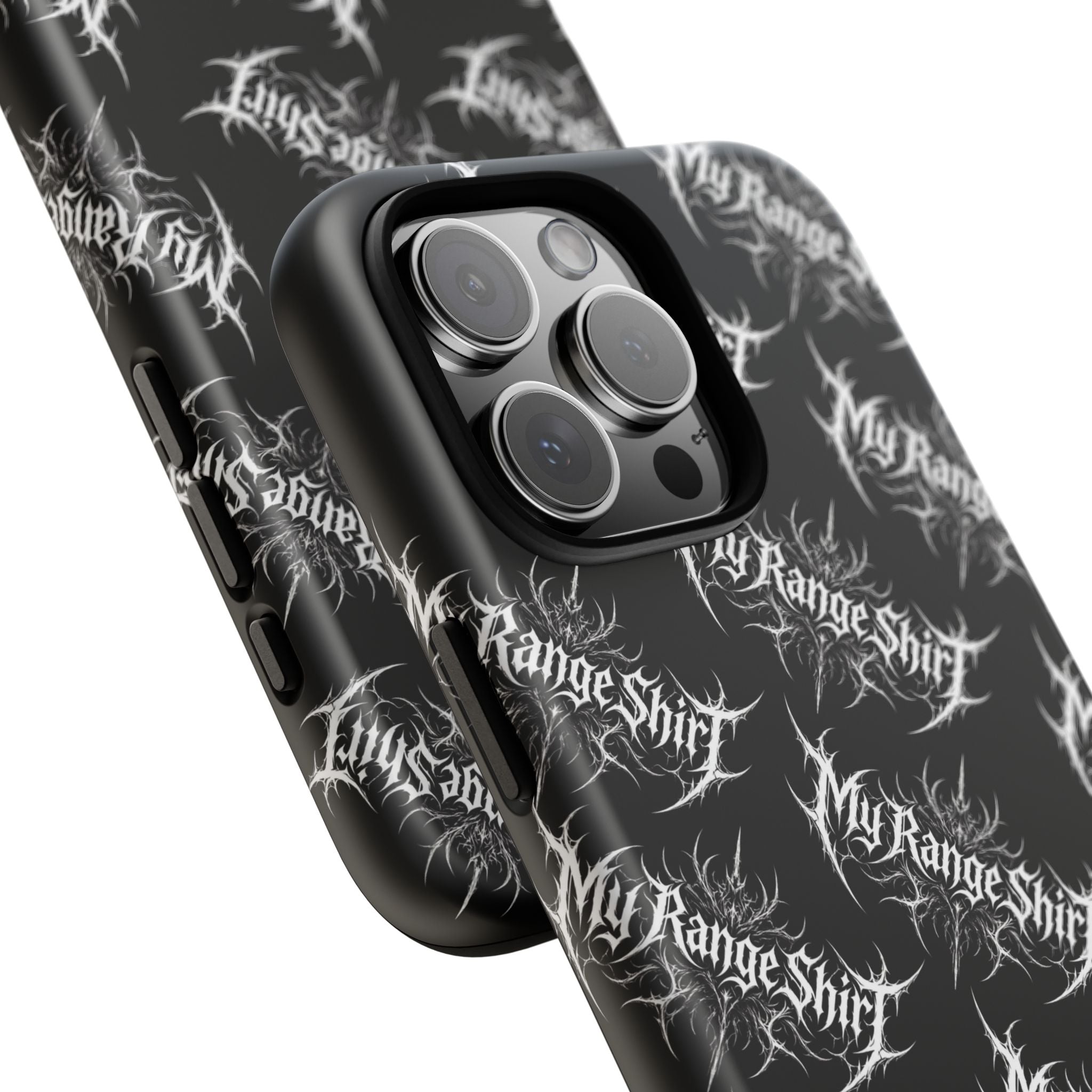 Tough Case — 'My Range Shirt' Metal Logo Black Protective Phone Case