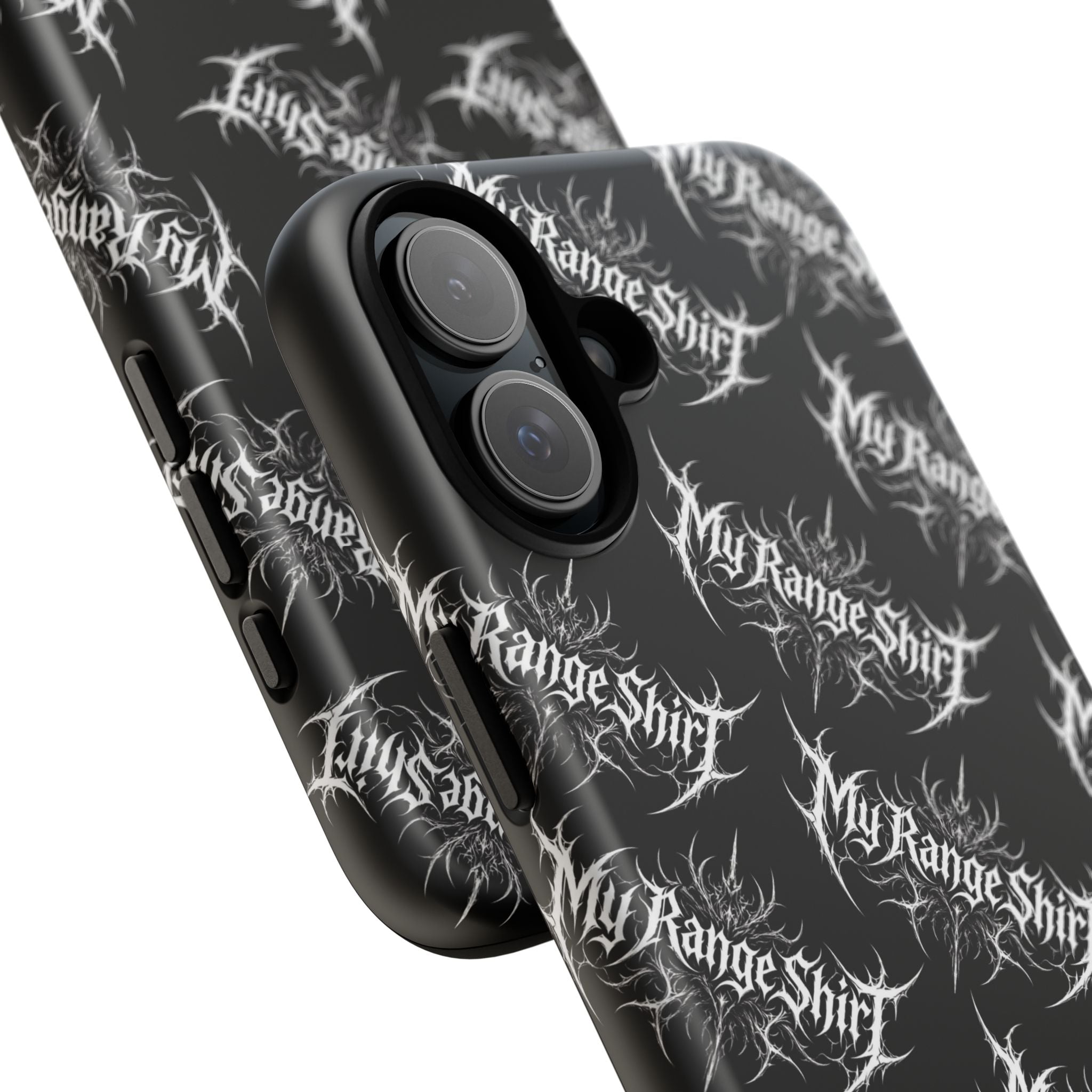 Tough Case — 'My Range Shirt' Metal Logo Black Protective Phone Case