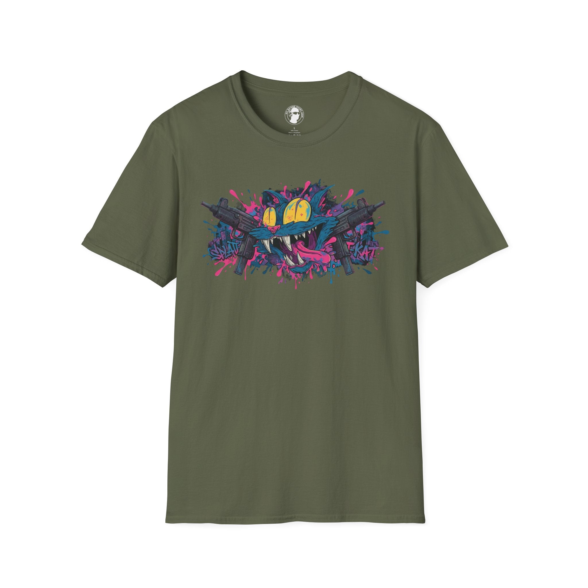 Cat Street Art T-Shirt