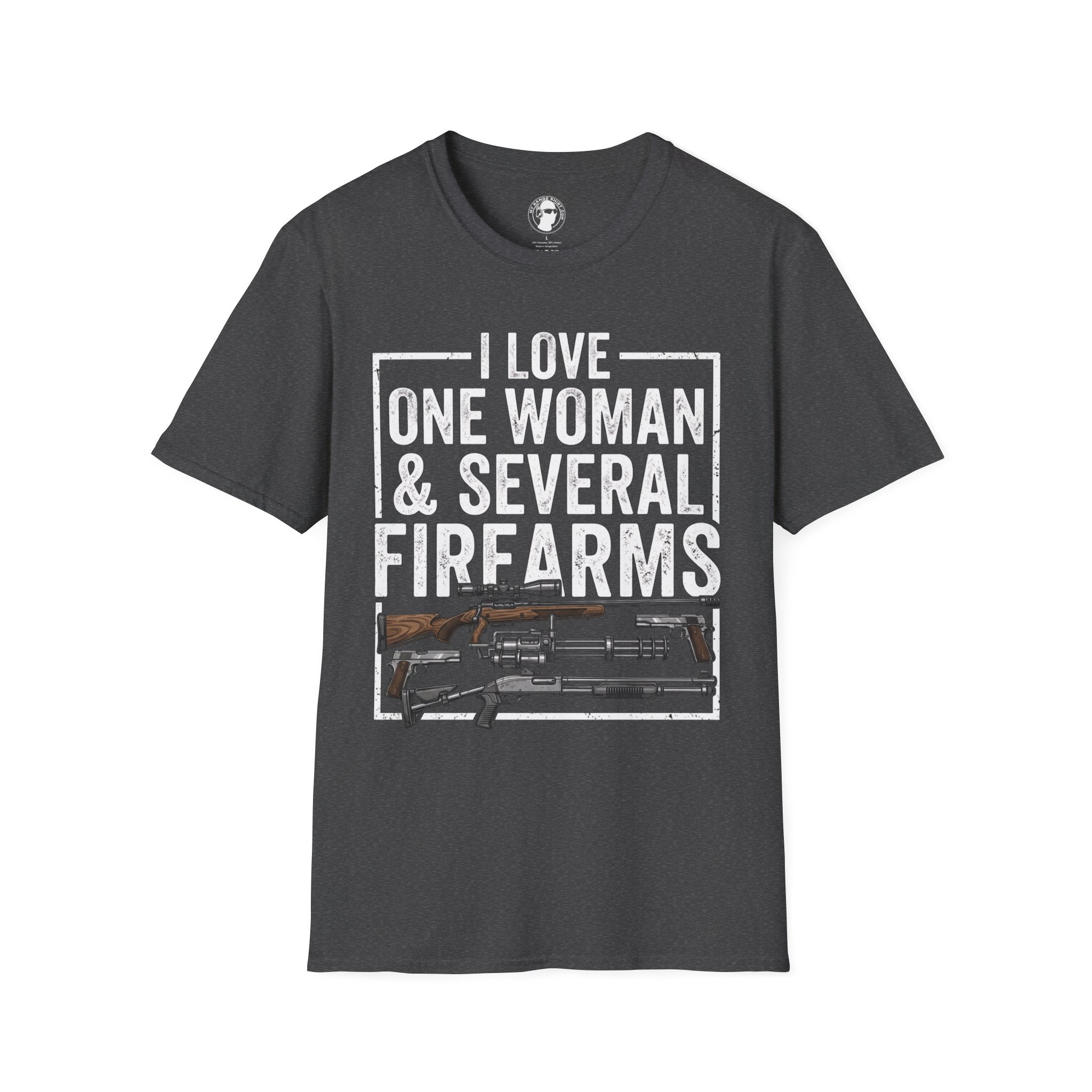 I Love One Woman & Several Firearms T-Shirt