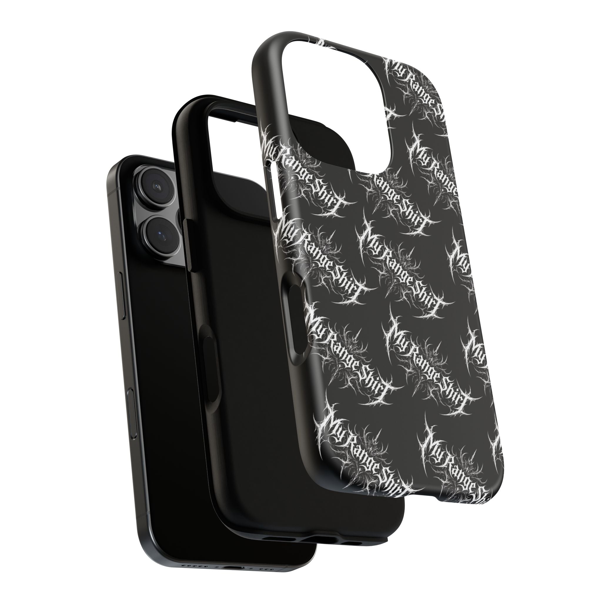 Tough Case — 'My Range Shirt' Metal Logo Black Protective Phone Case