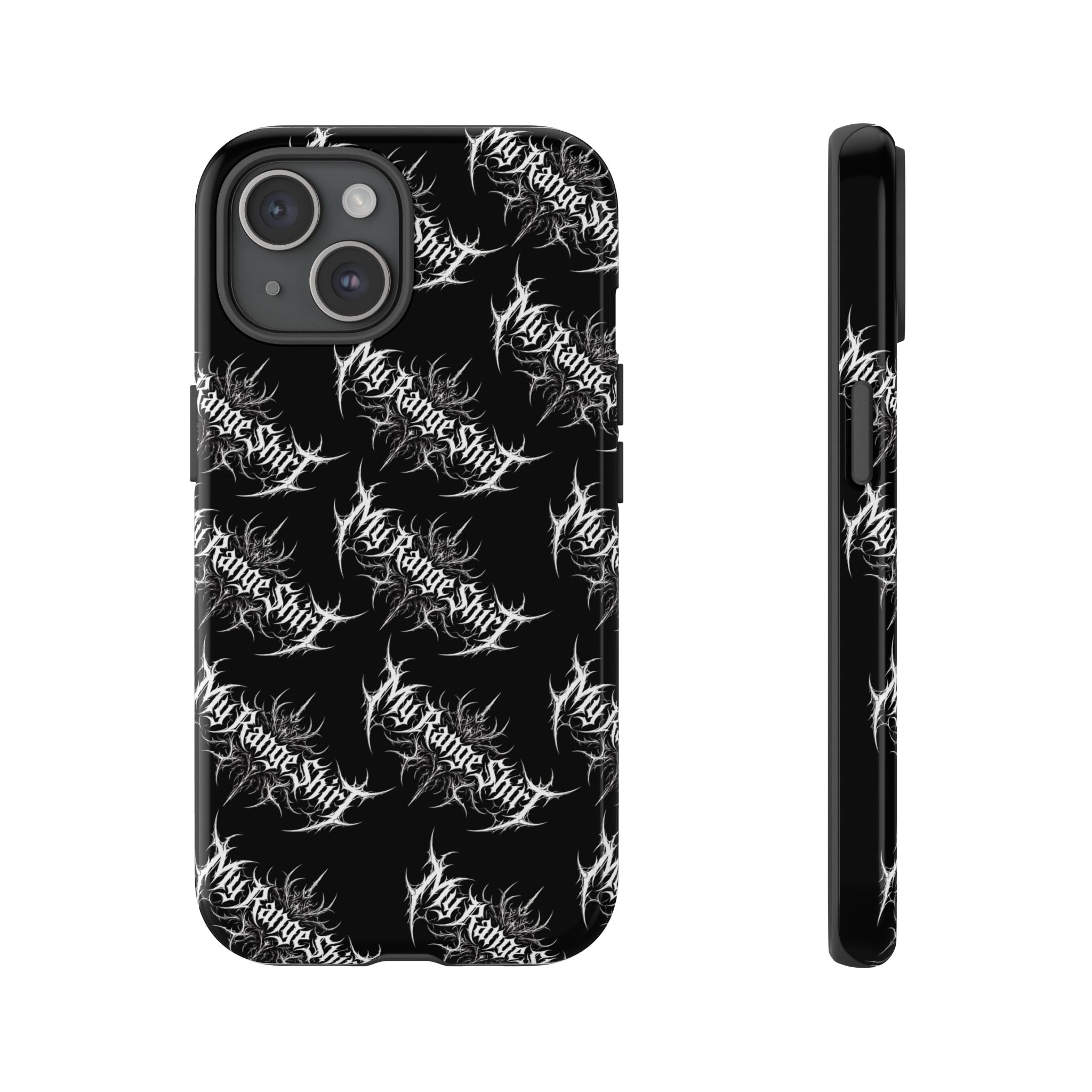 Tough Case — 'My Range Shirt' Metal Logo Black Protective Phone Case