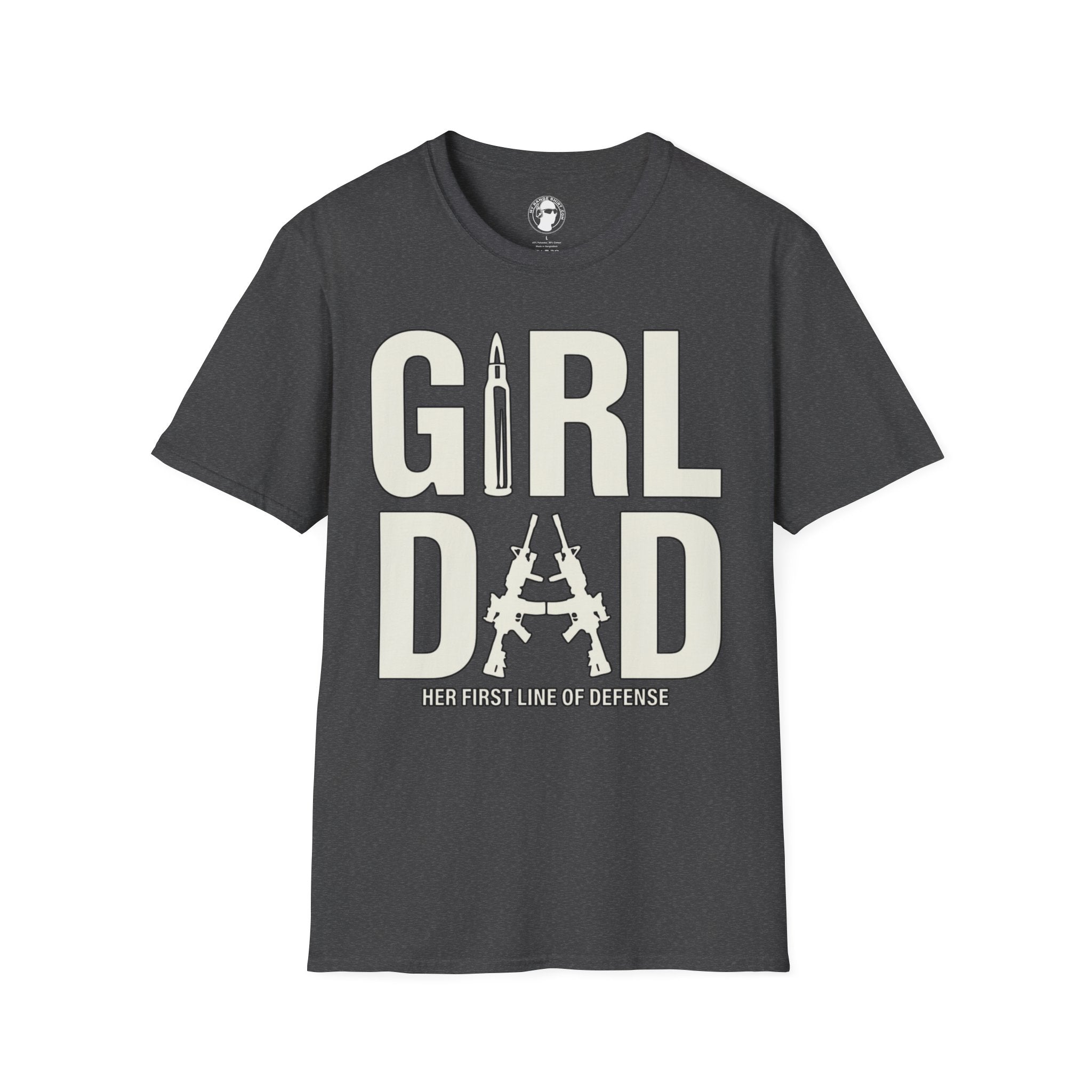 Girl Dad, Her First Line of Defense T-Shirt