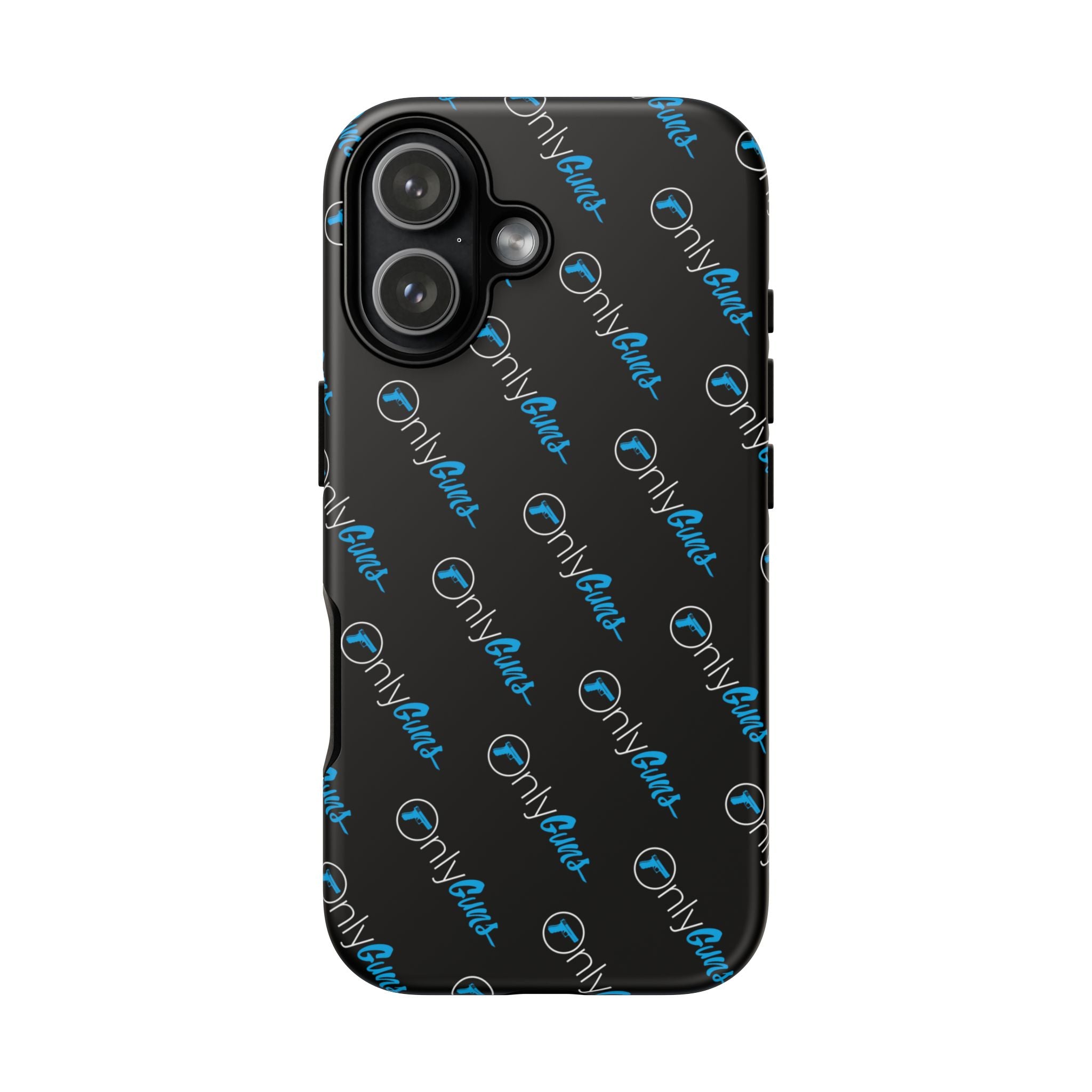 Only Guns Black Protective Phone Case