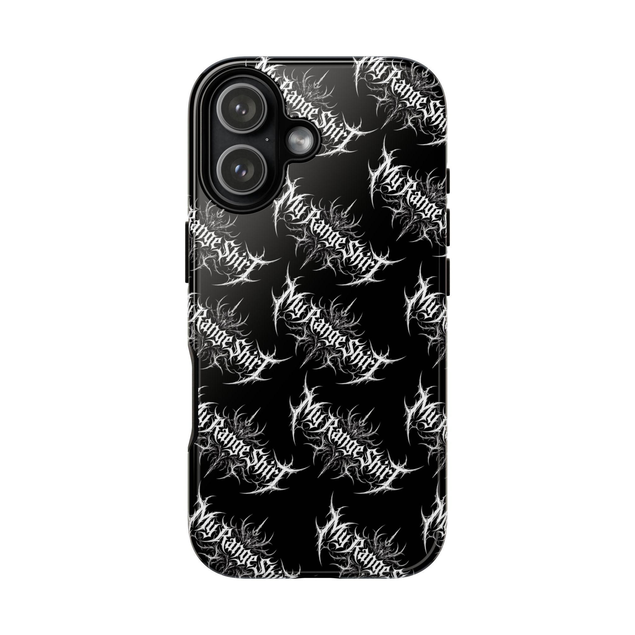 Tough Case — 'My Range Shirt' Metal Logo Black Protective Phone Case
