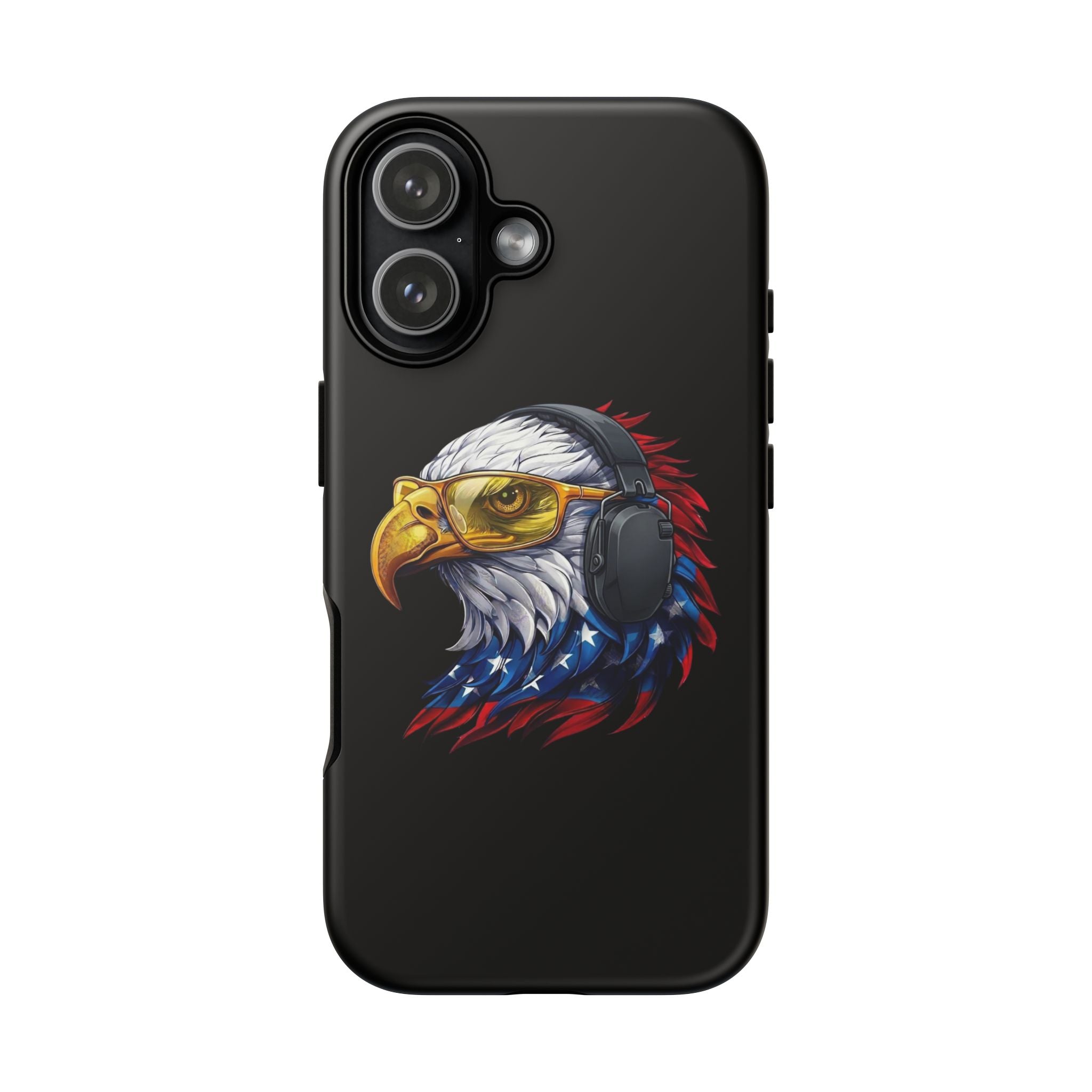 Freedom Eagle Black Protective Phone Case