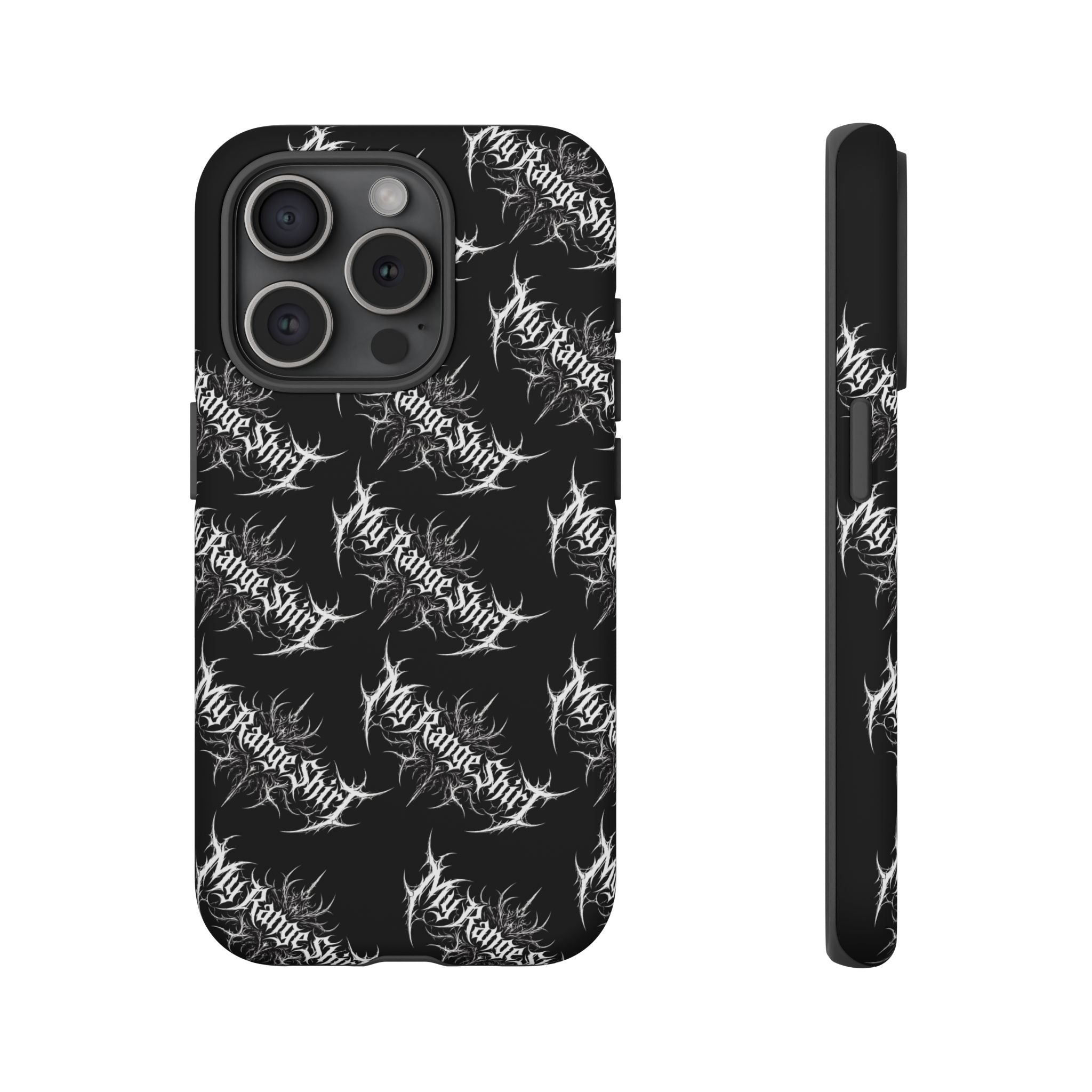 Tough Case — 'My Range Shirt' Metal Logo Black Protective Phone Case