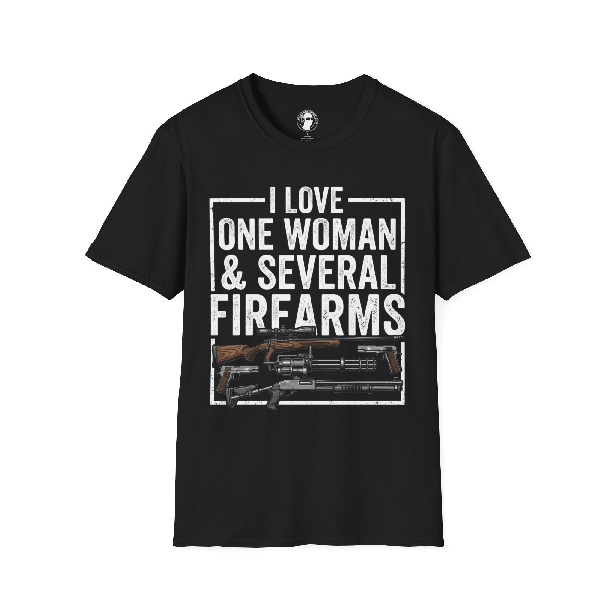 I Love One Woman & Several Firearms T-Shirt