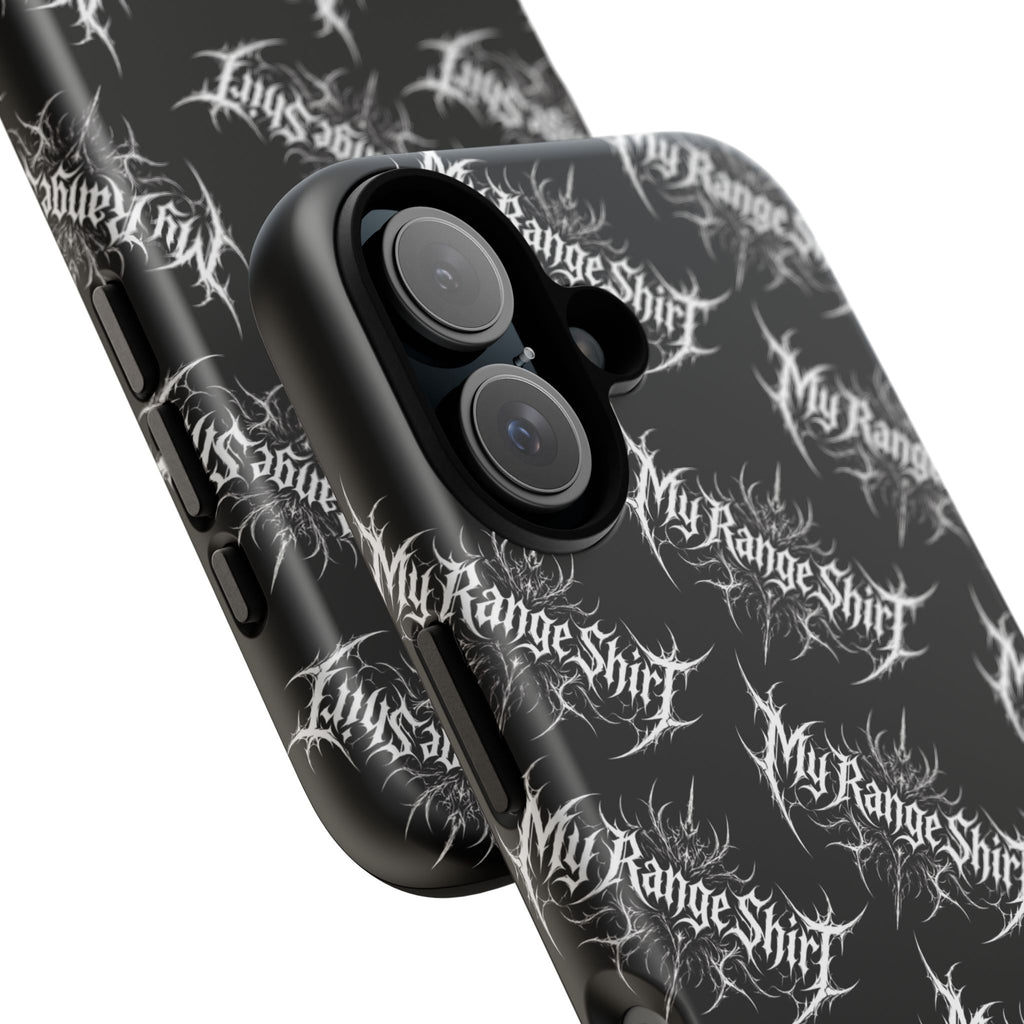Tough Case — 'My Range Shirt' Metal Logo Black Protective Phone Case